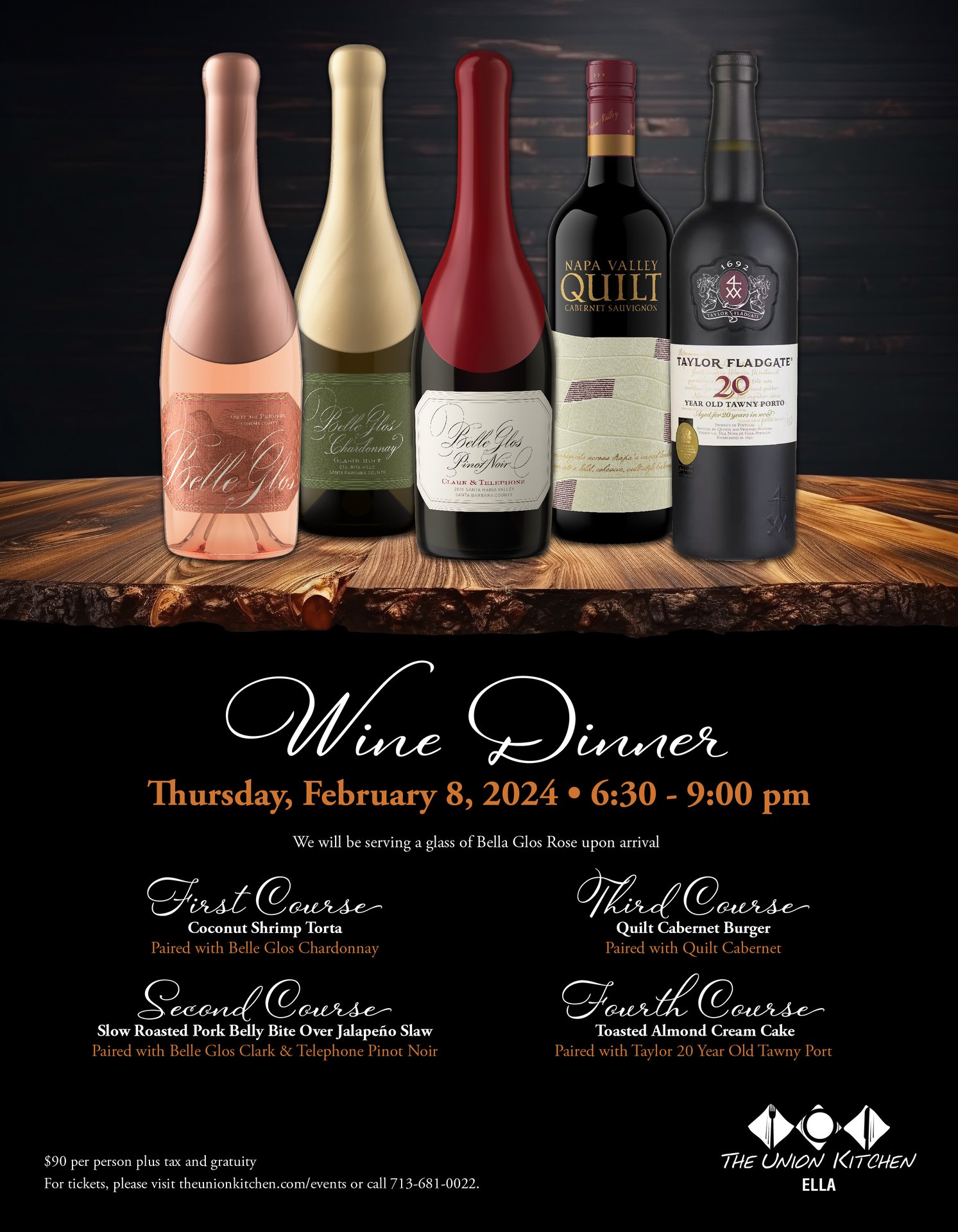 Wagner Family of Wines with Copper Cane Wine Dinner-Ella - Wagner Family of  Wines with Copper-Ella - The Union Kitchen