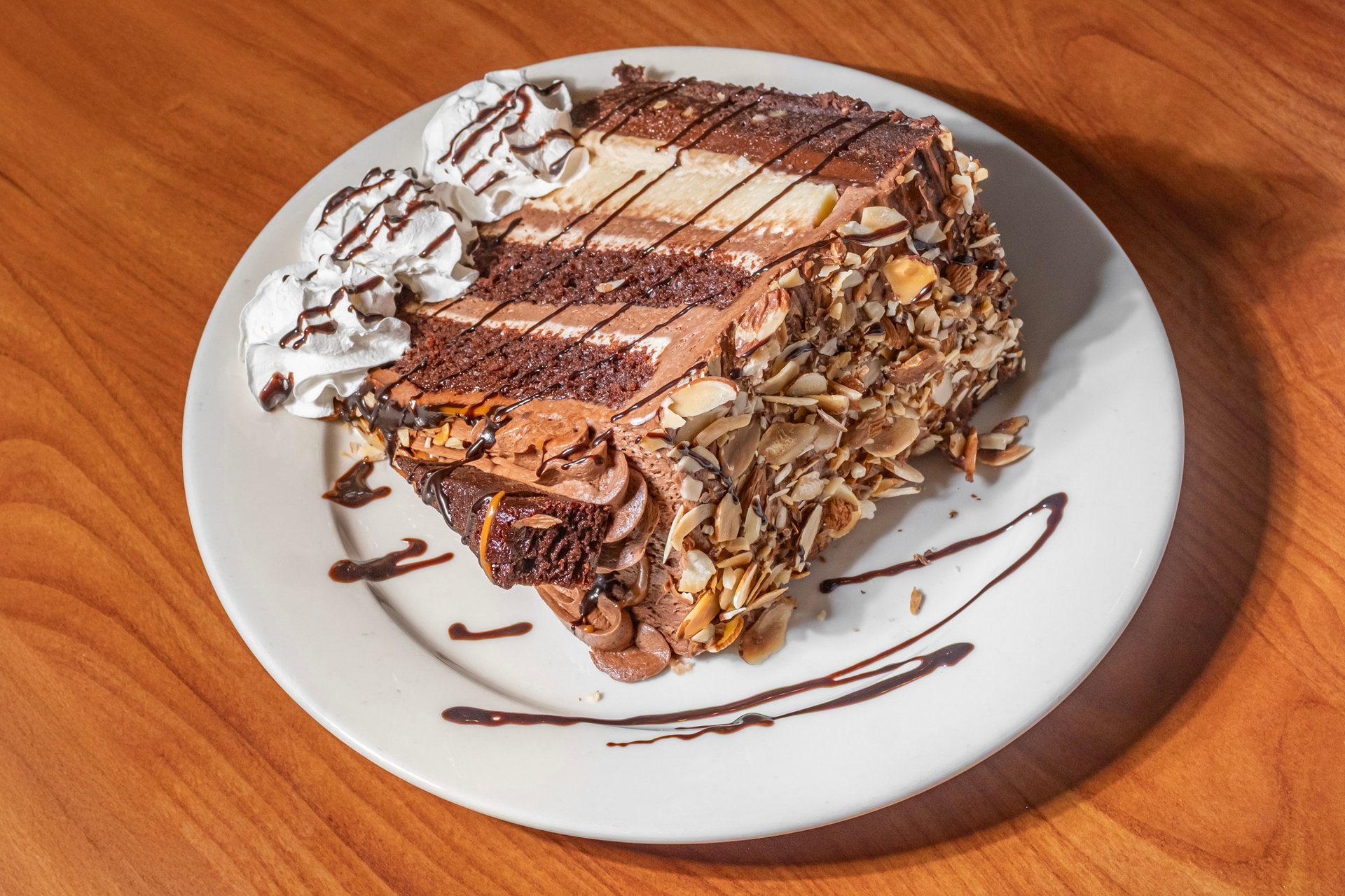 Volcano Cake - Marietta Diner - Classic neon-fronted diner open 24/7