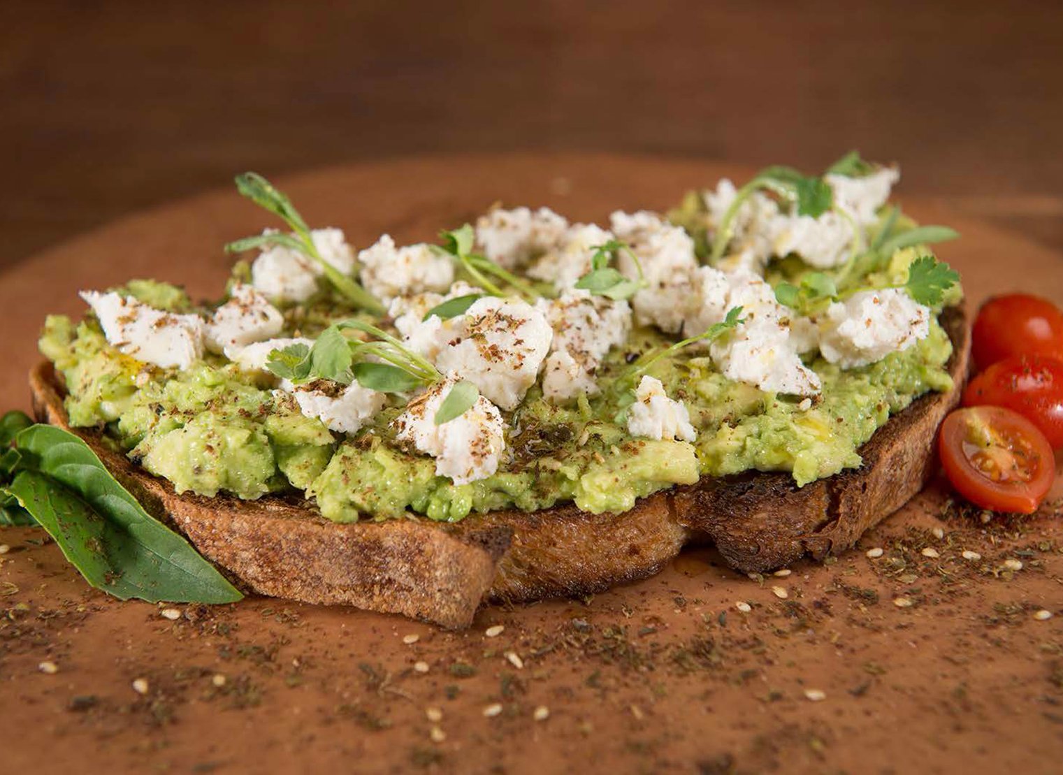 Avocado Toast Lunch Dinner Urth Caffe Coffee Shop