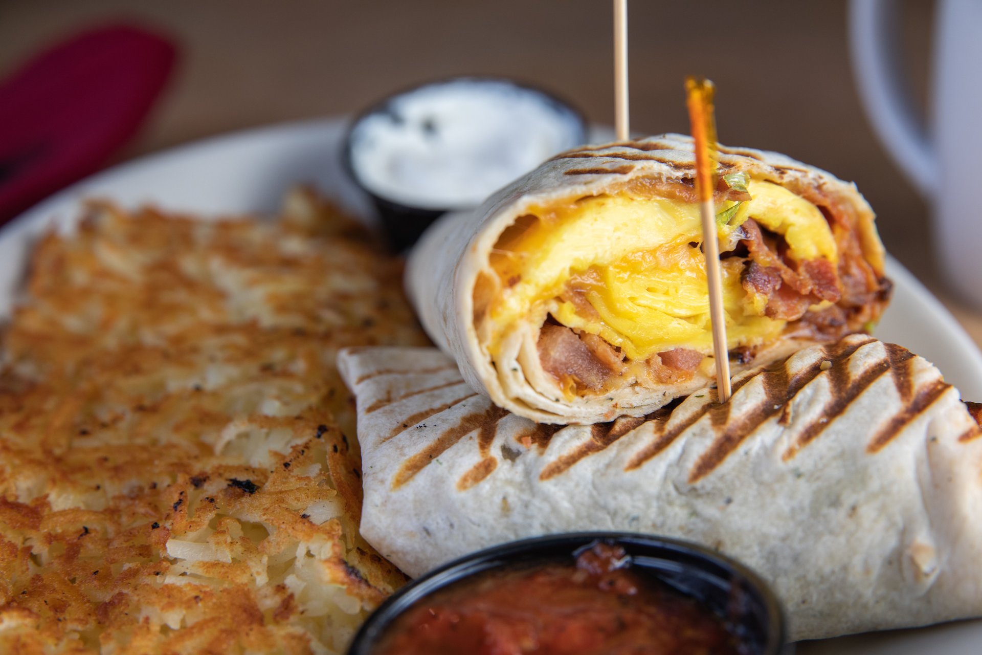 Wet Breakfast Burrito 🔥🌯😮‍💨 #breakfastburritos4life