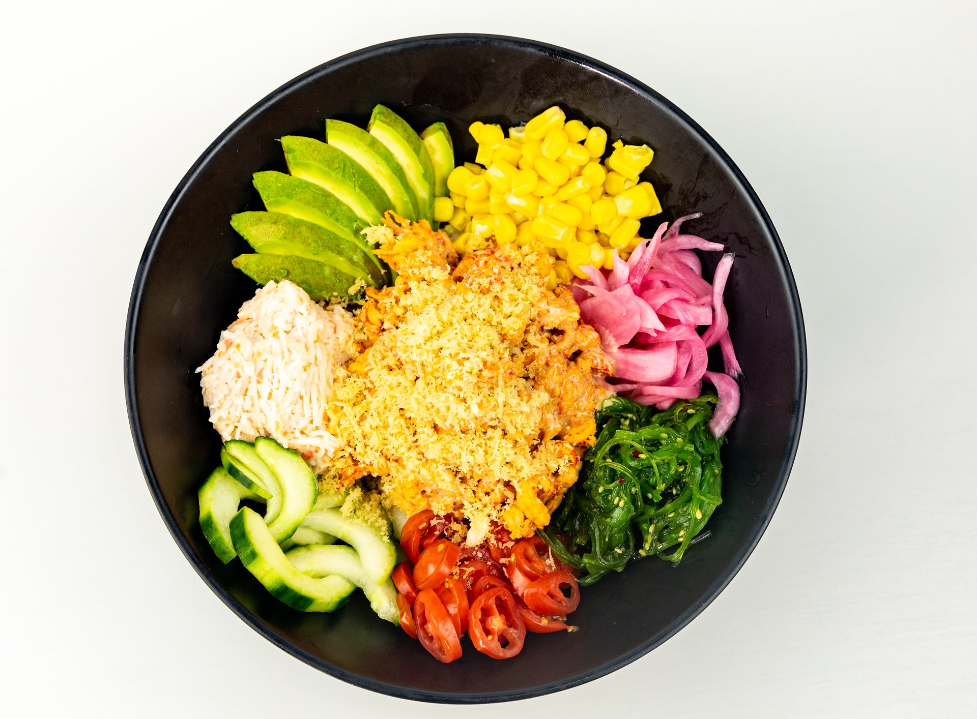 Rainbow Seafood Poke Bowl - Zen Japanese Grill & Sushi Bistro