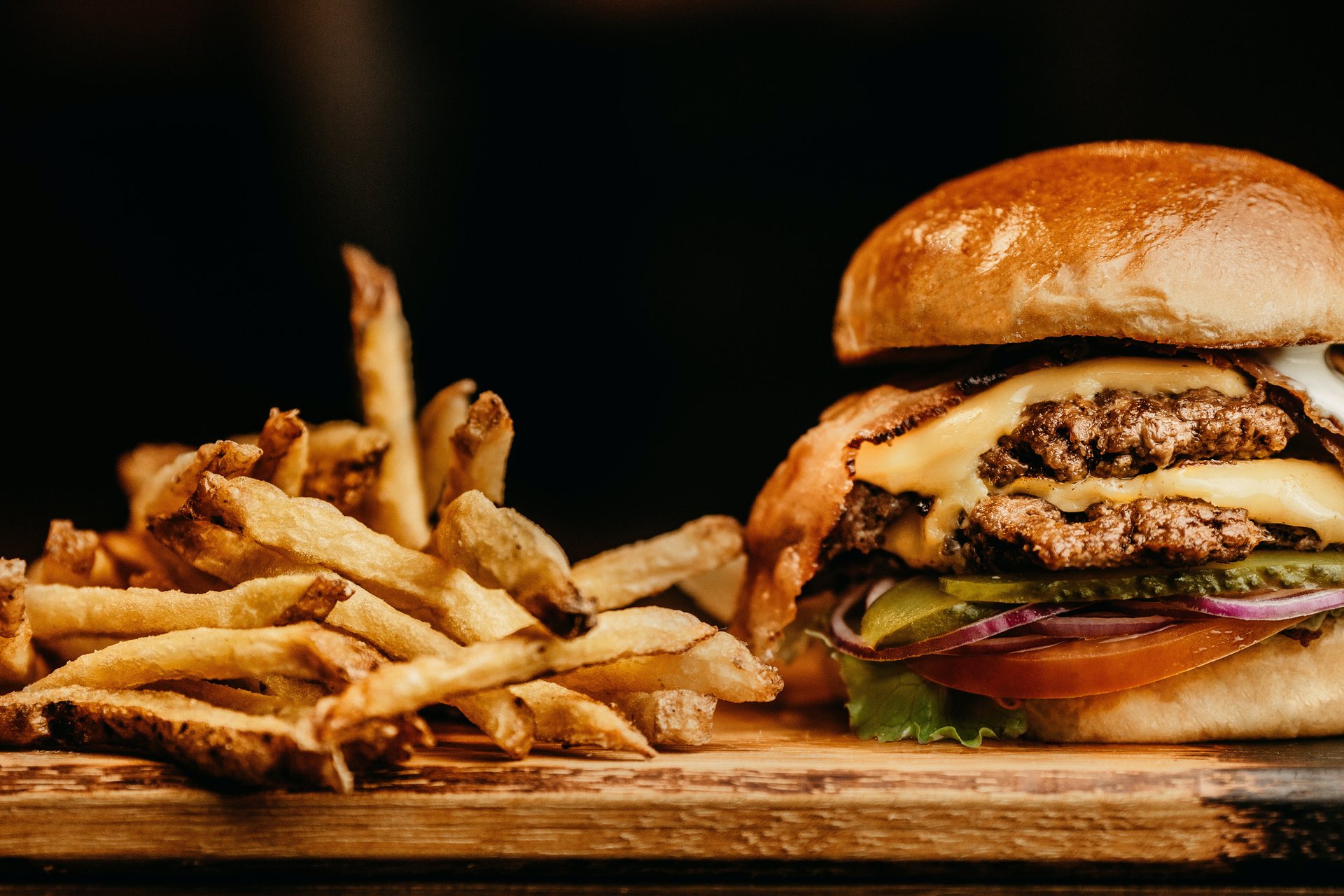 Bare Bones' BBQ Burger - Carry Out - Bare Bones Grill & Bar