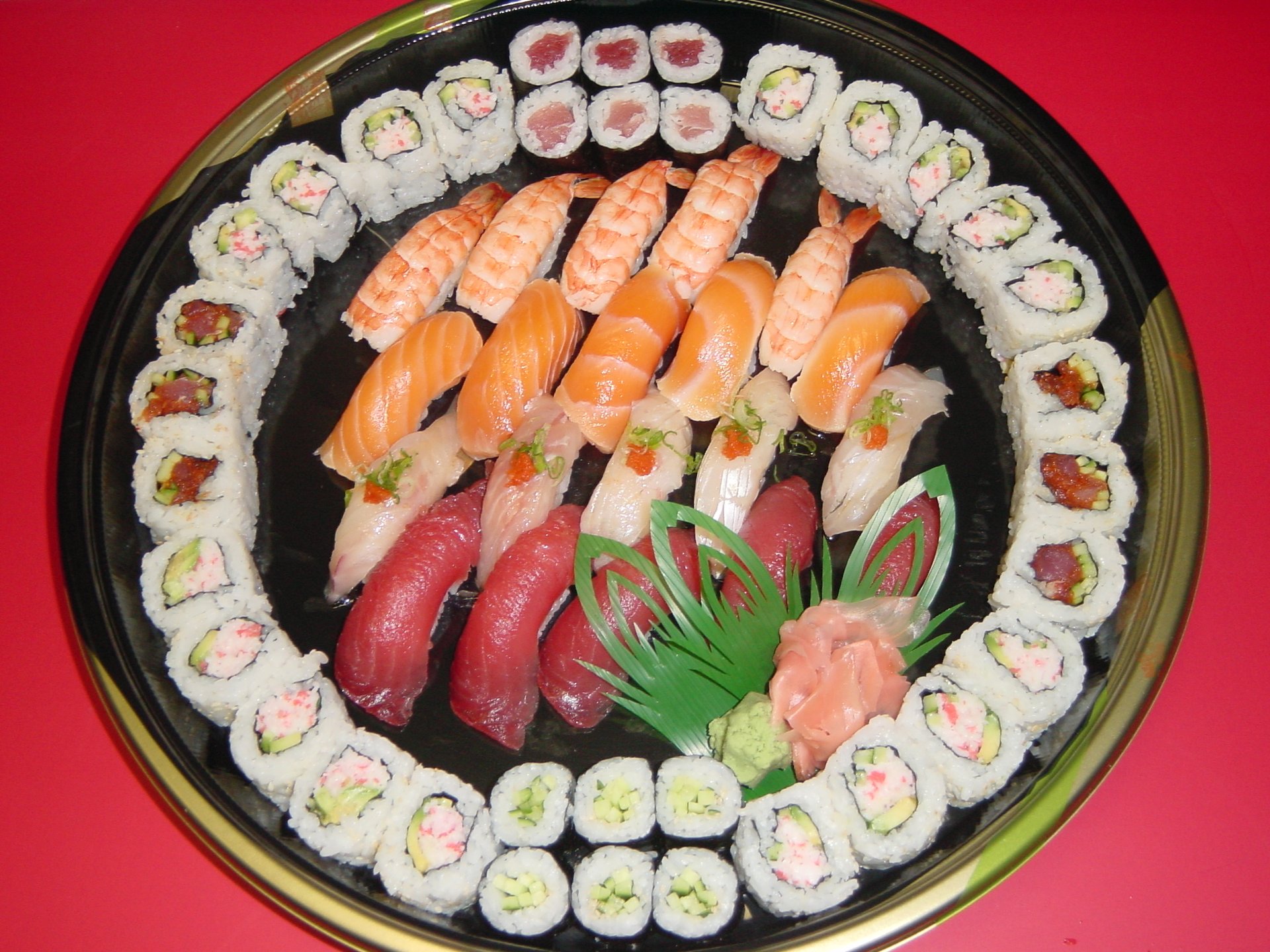 R2 Large Size Sushi Platter (48 Pieces) - Bamboo Teri House