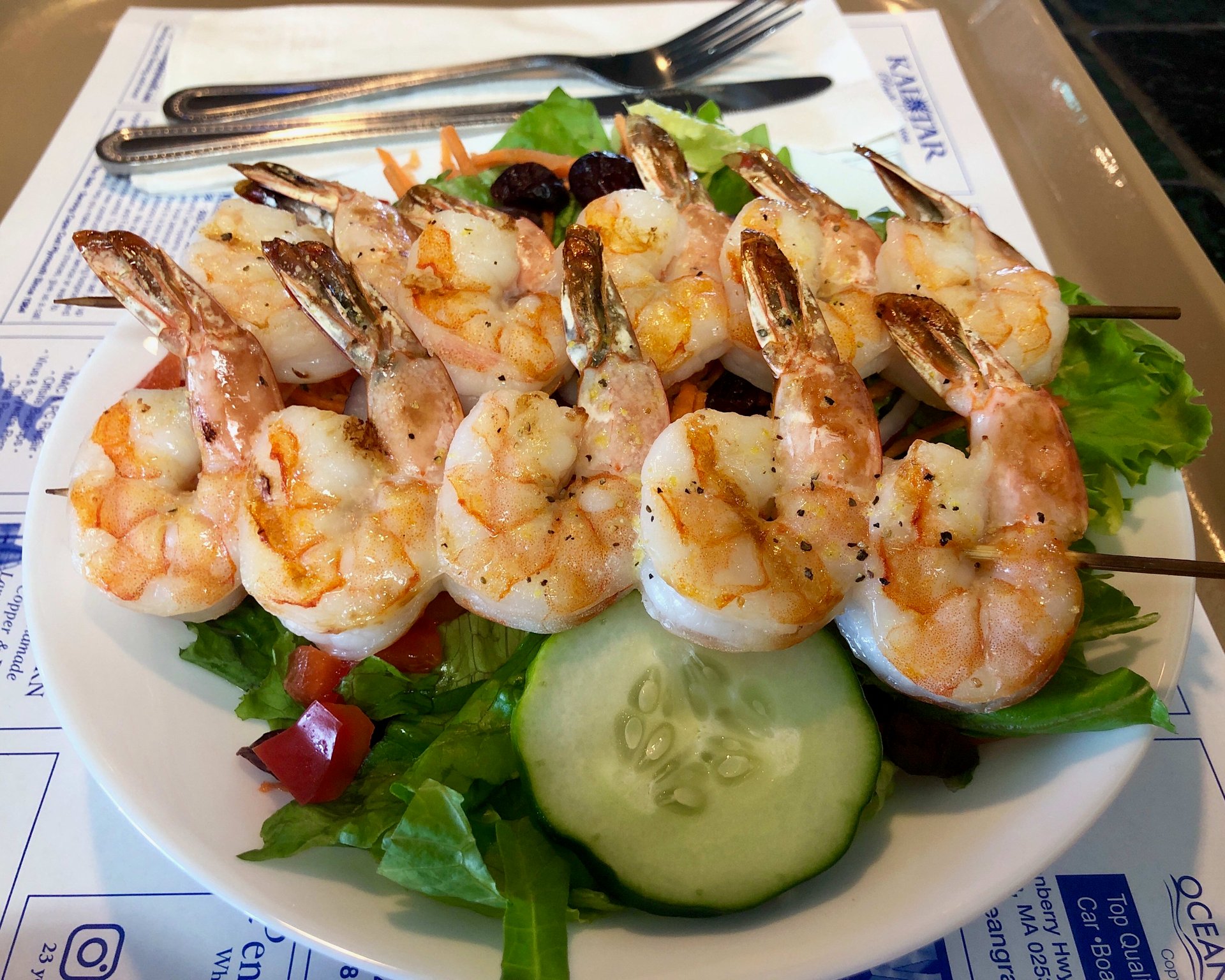 Grilled shrimp shop restaurant near me