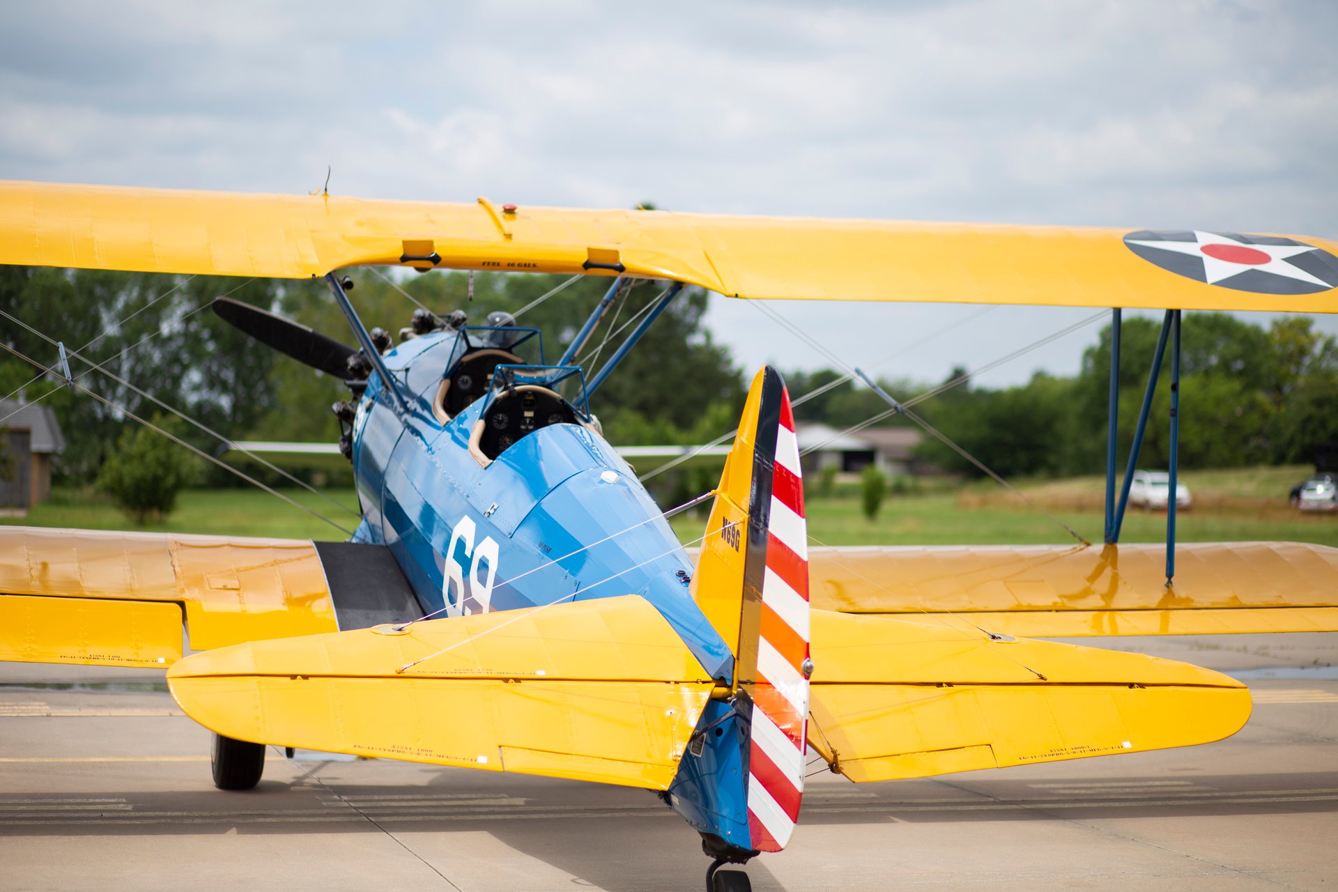 Bi-Plane Cheeseburger* - Stearman Airfield Bar & Grill - Bar