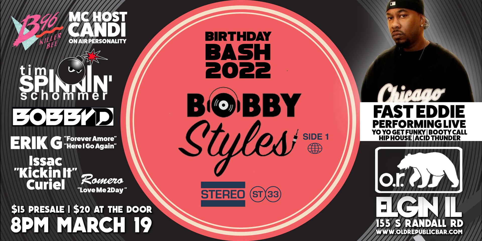 DJ BOBBY STYLES' BIRTHDAY BASH at OLD REPUBLIC Old Republic [Kitchen