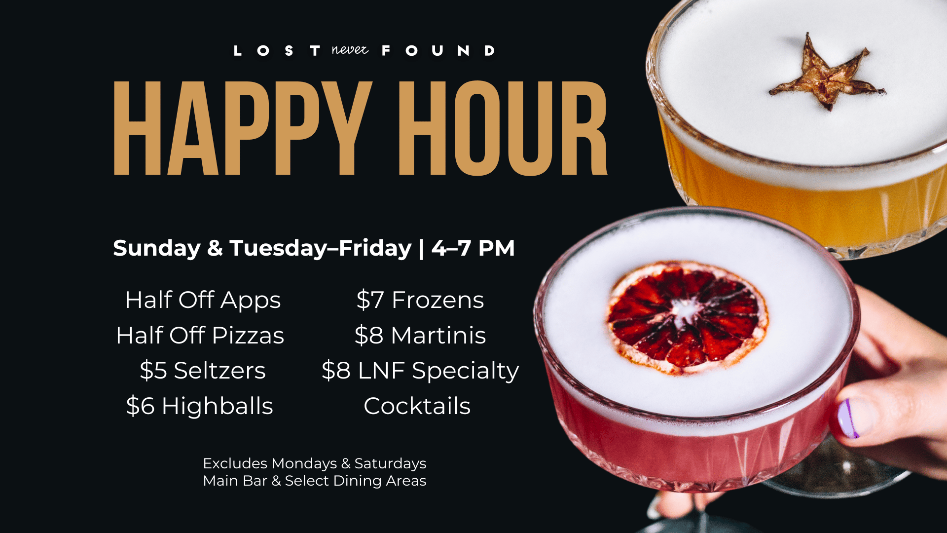 Happy Hour at Lost Never Found
