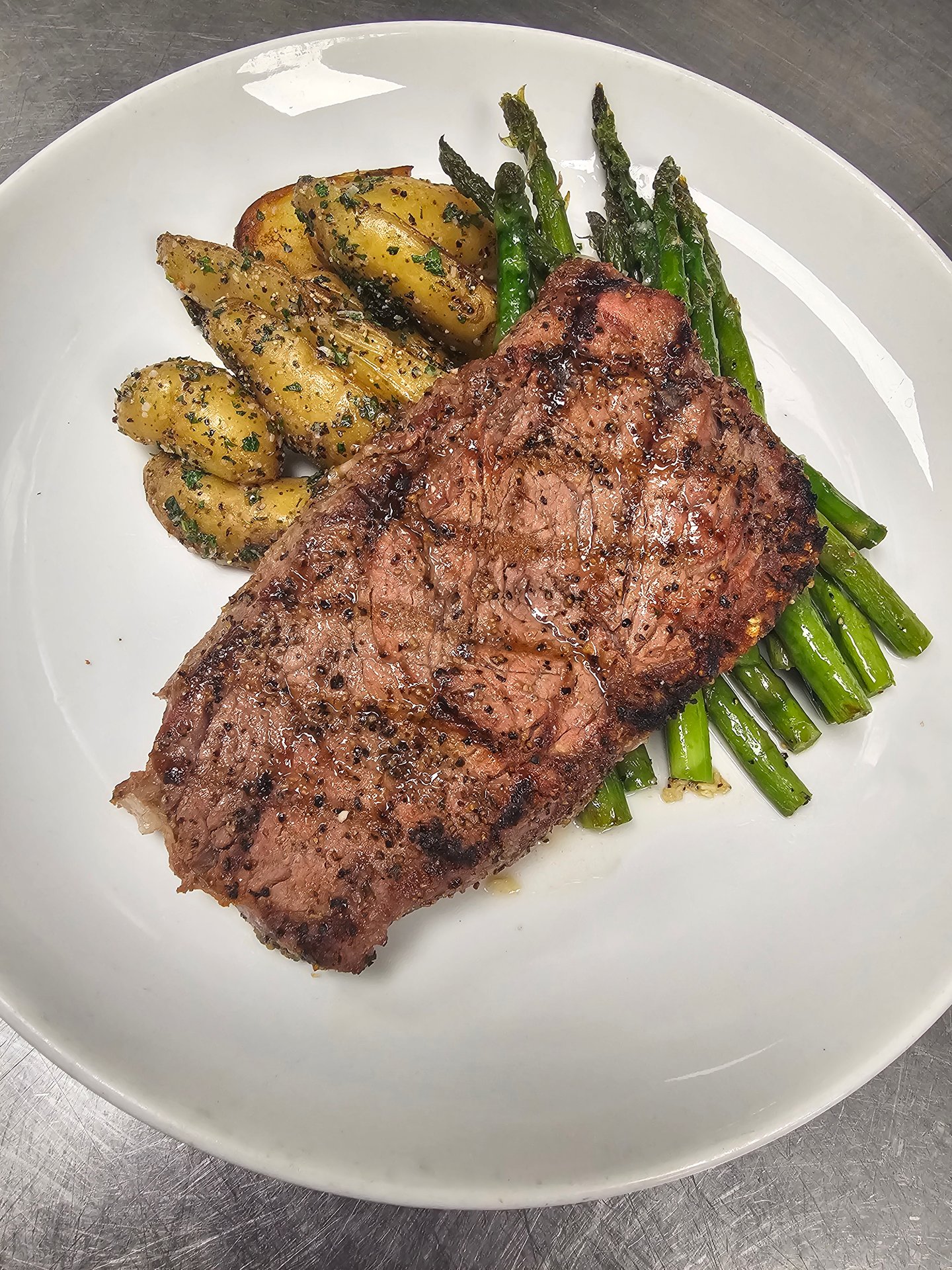 N.Y. Strip Steak (12 oz.) - Orazio's by Zarcone | Italian