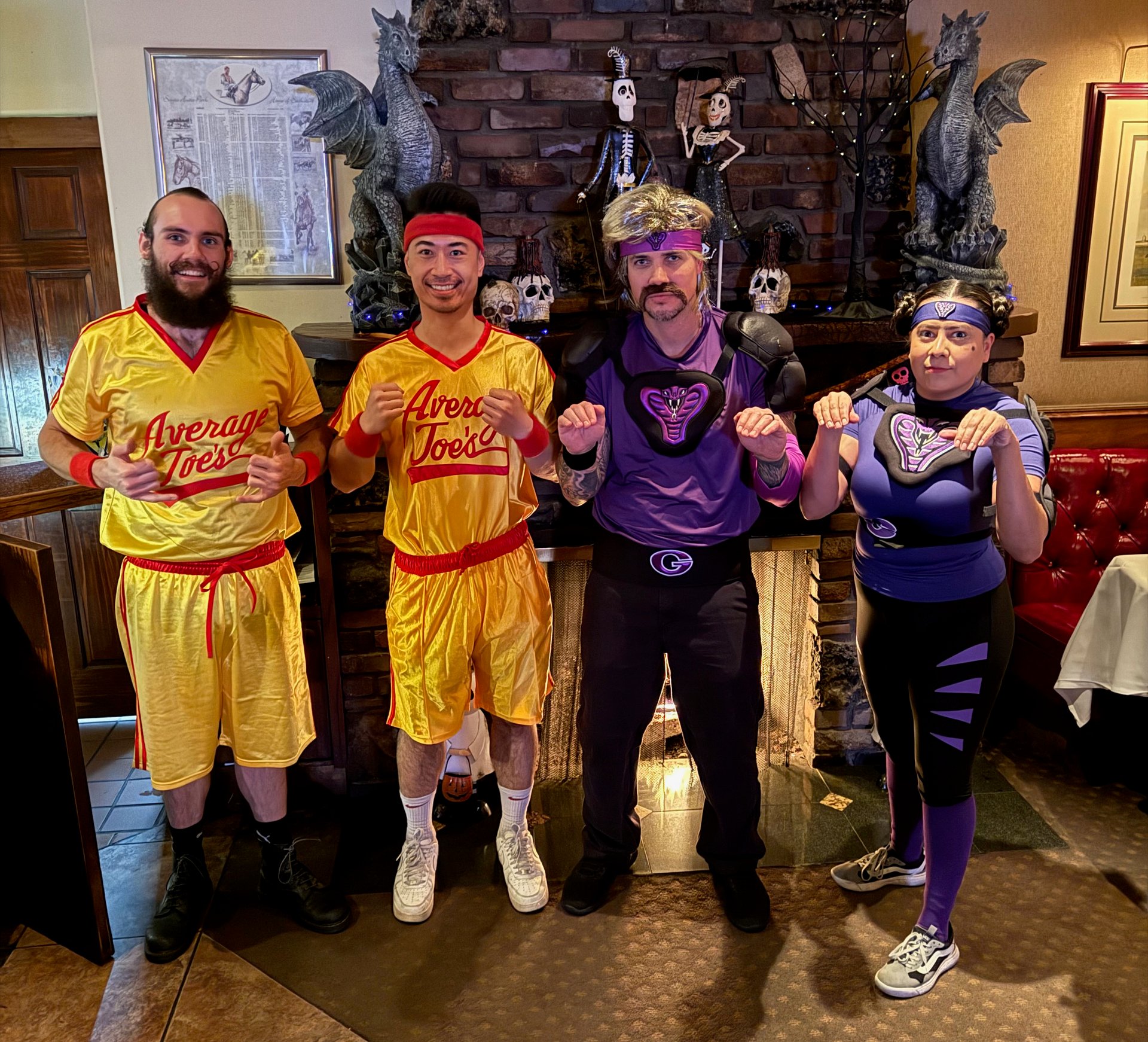 staff halloween in costume