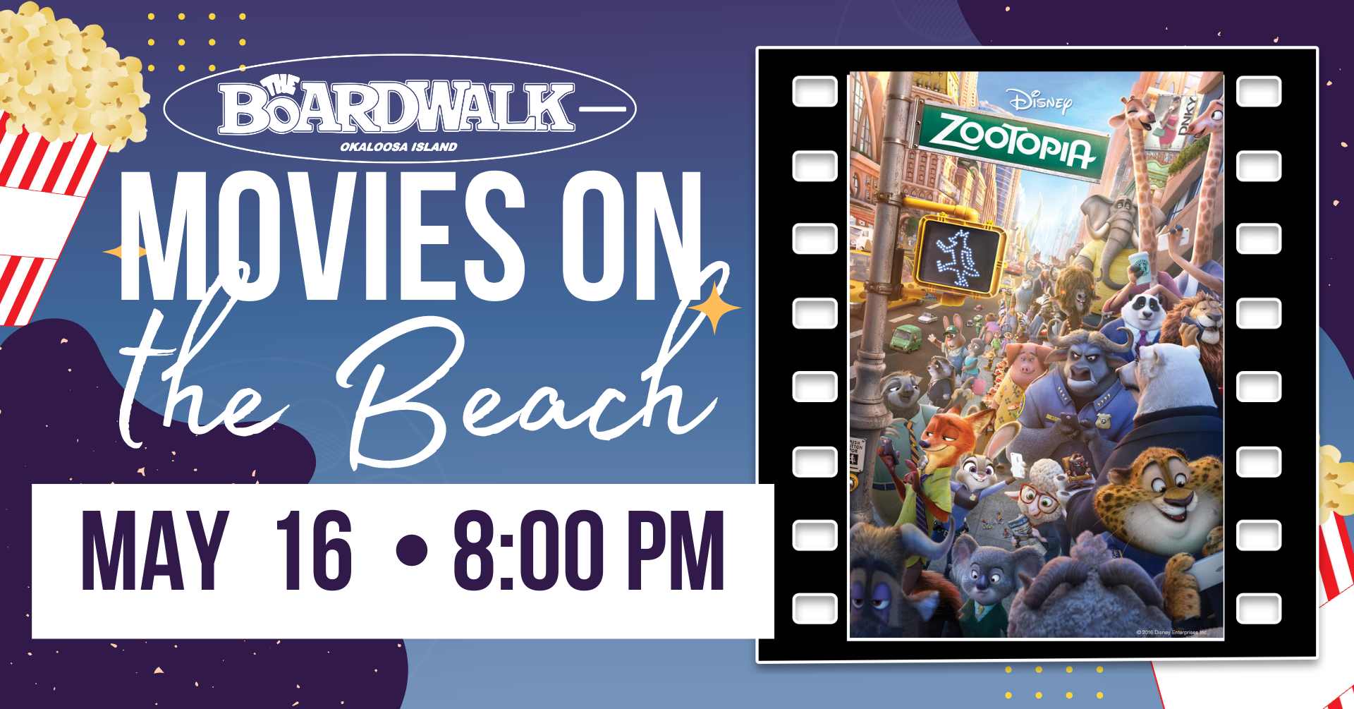 🎞️ • Movies on the Beach • "Zootopia" • 🍿 Al's Beach Club