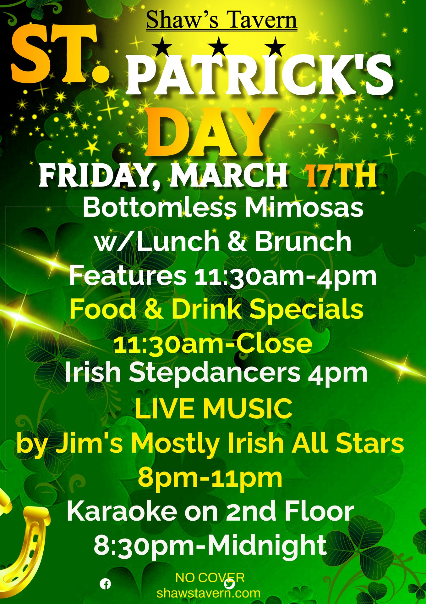 Friday Specials: Drink Specials and Family Feast - Station 34