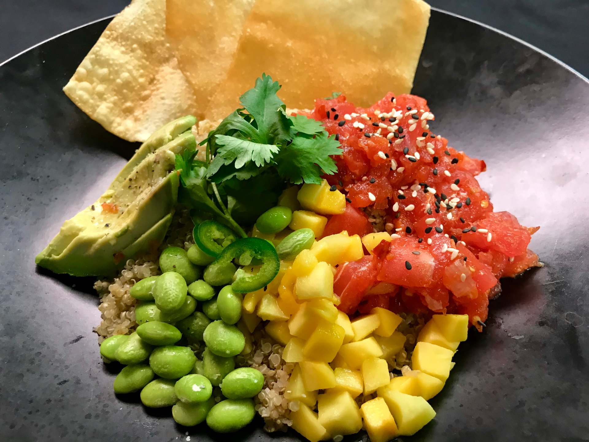 Tuna Poke Bowl - Dusty Boot Roadhouse - Steak House in Beaver