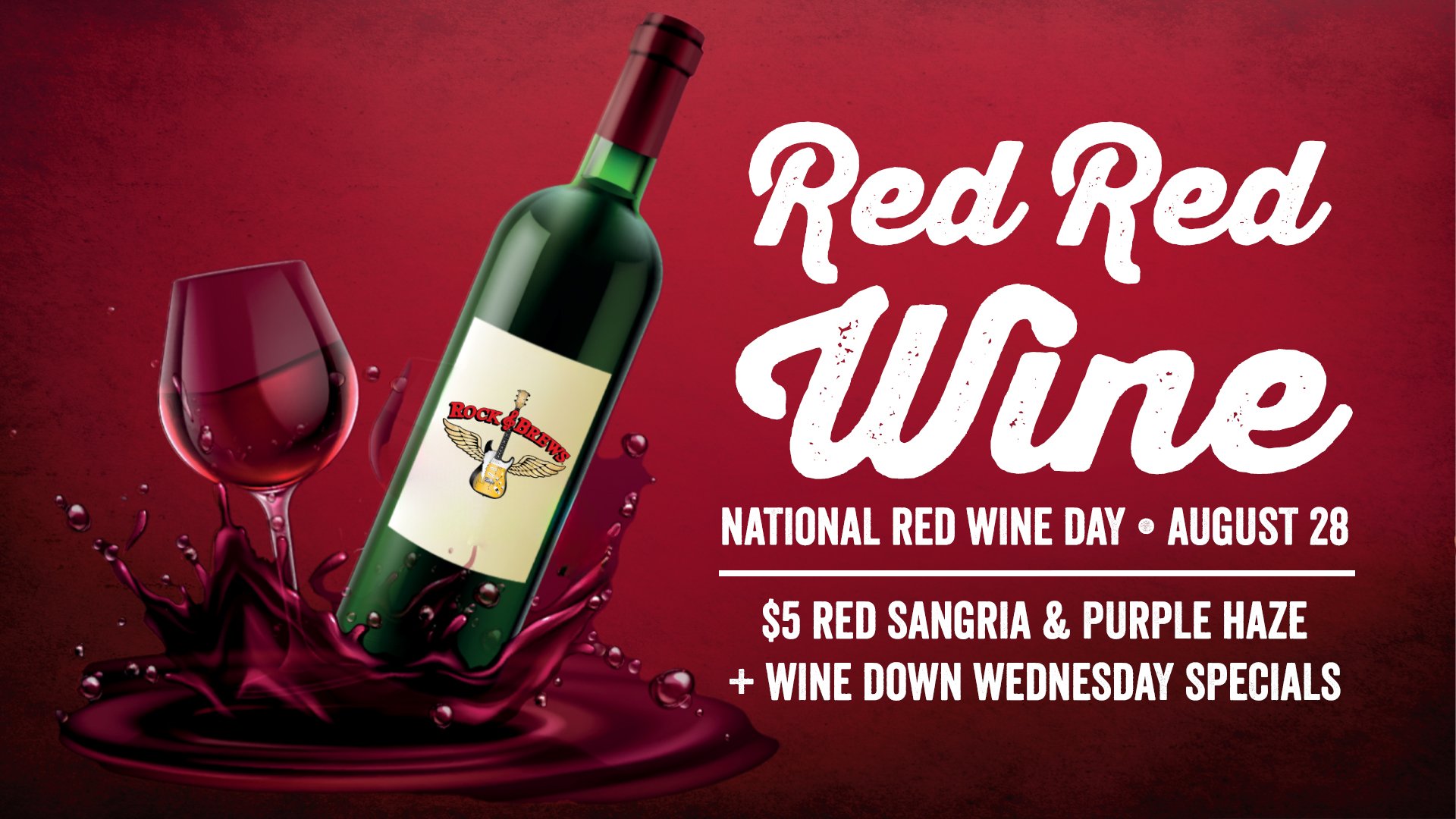 National red wine day sales