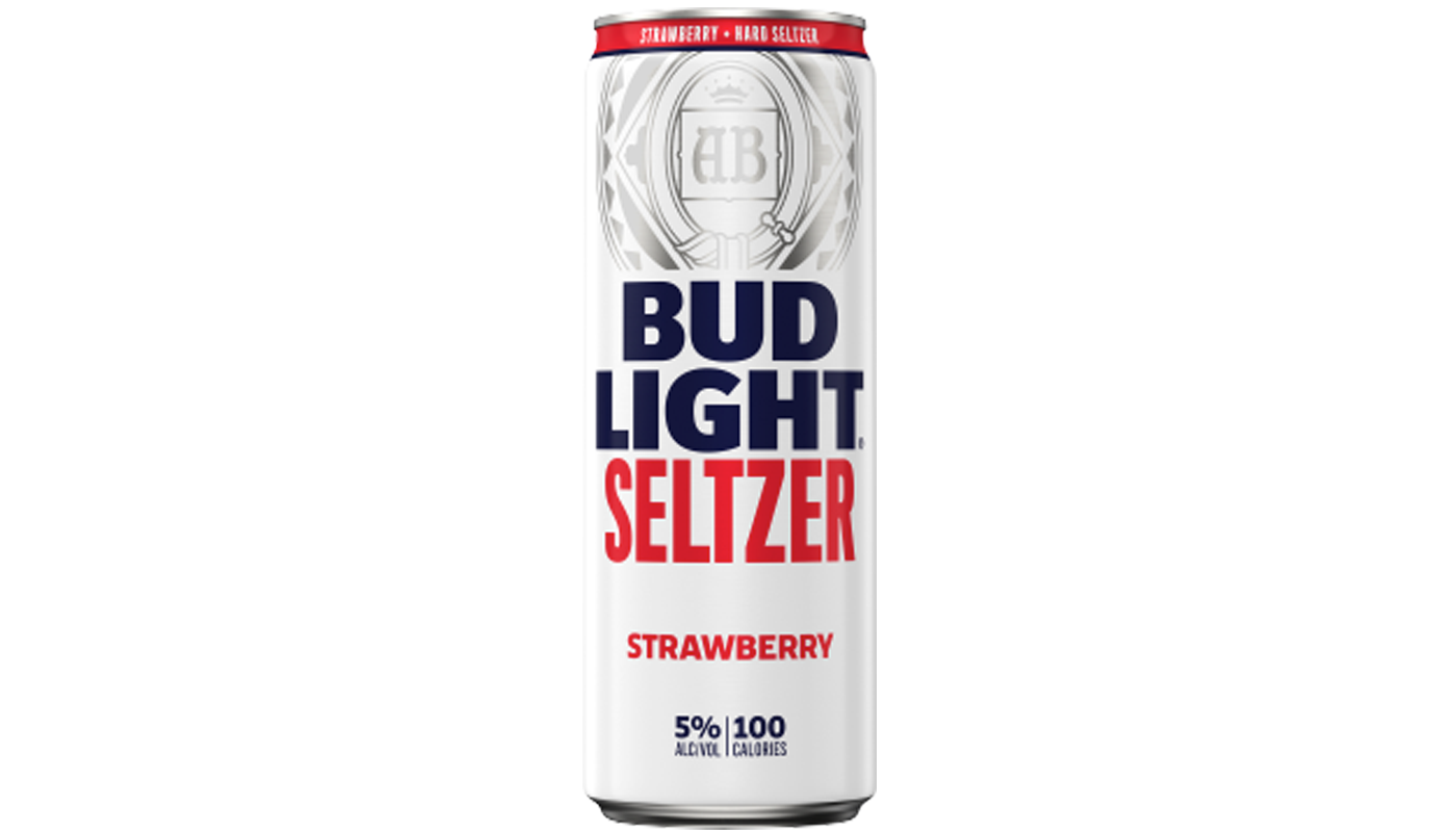 Bud Light Seltzer Strawberry 5 12oz Can Bottled Brews Rock Brews American Restaurant