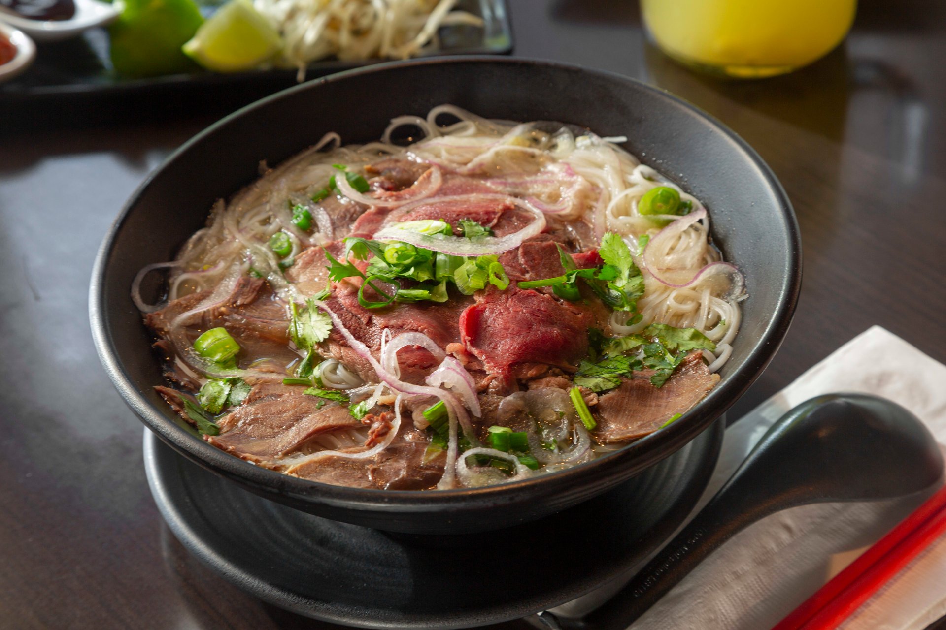 Filet Mignon Pho (Pho Bo) - PHO (Rice Noodle Soups) - Monarch 9