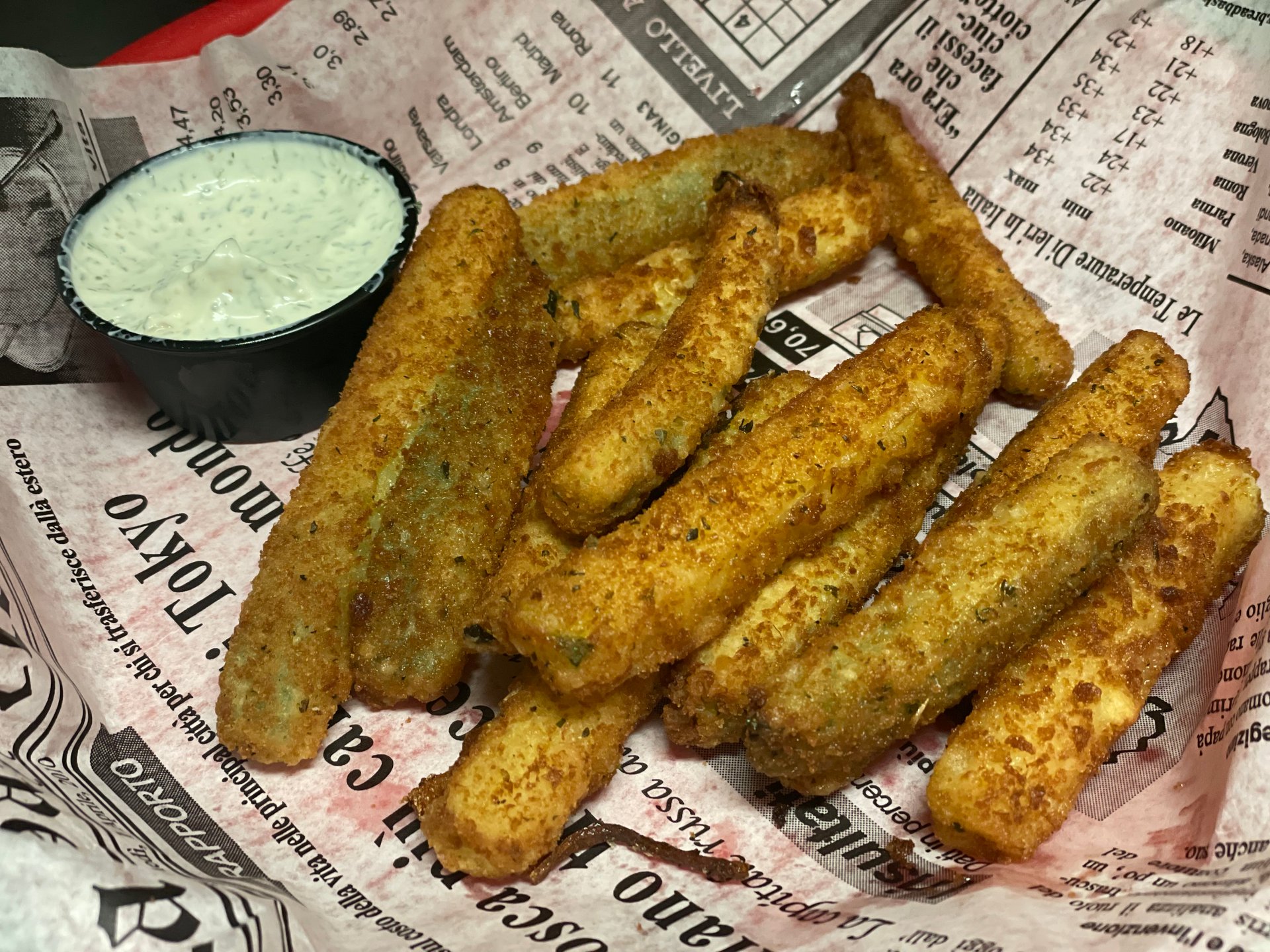 FRIED ZUCCHINI STICKS - Village Pizzeria - Pizza Restaurant in