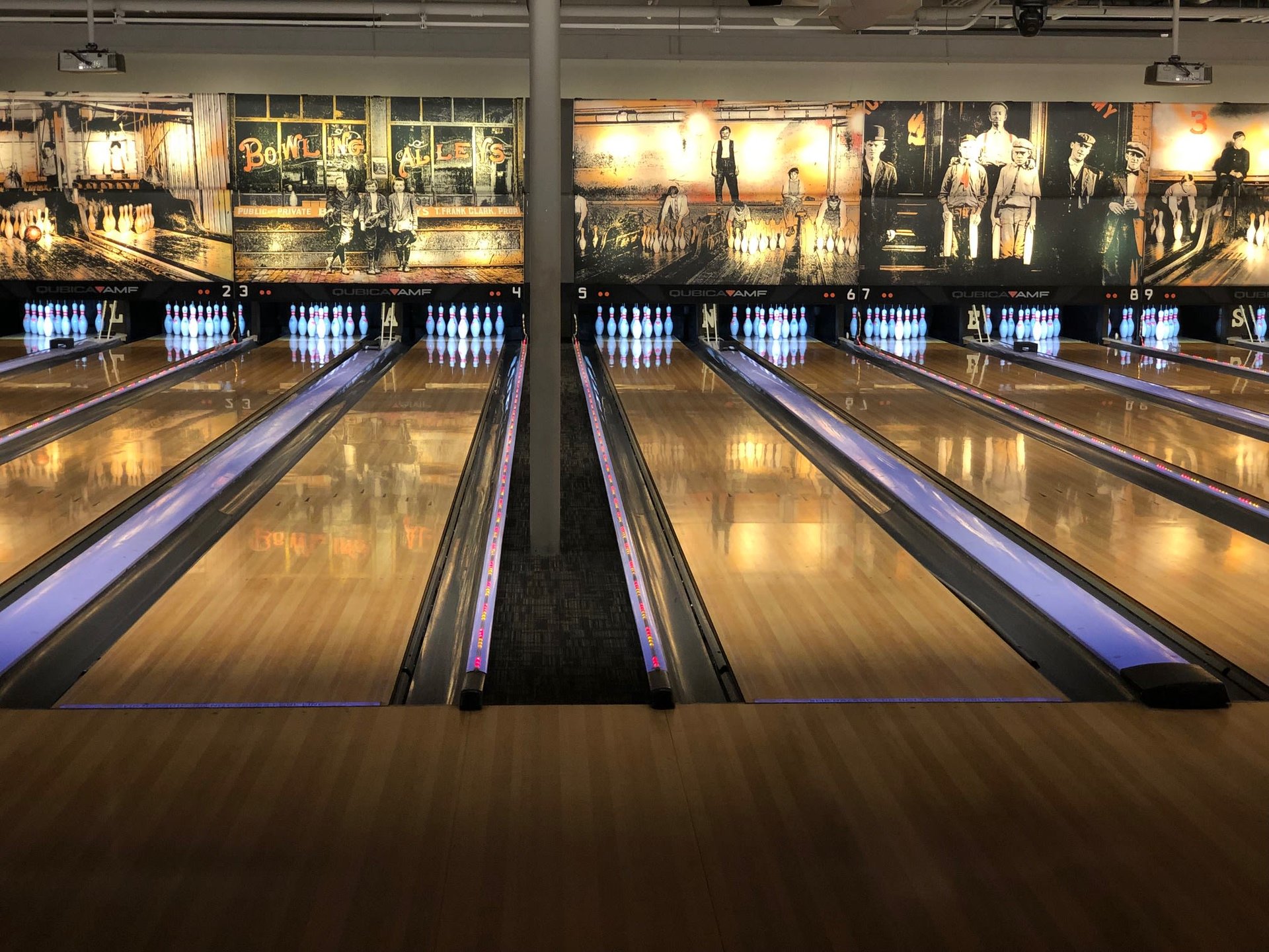 bowling lane wallpaper