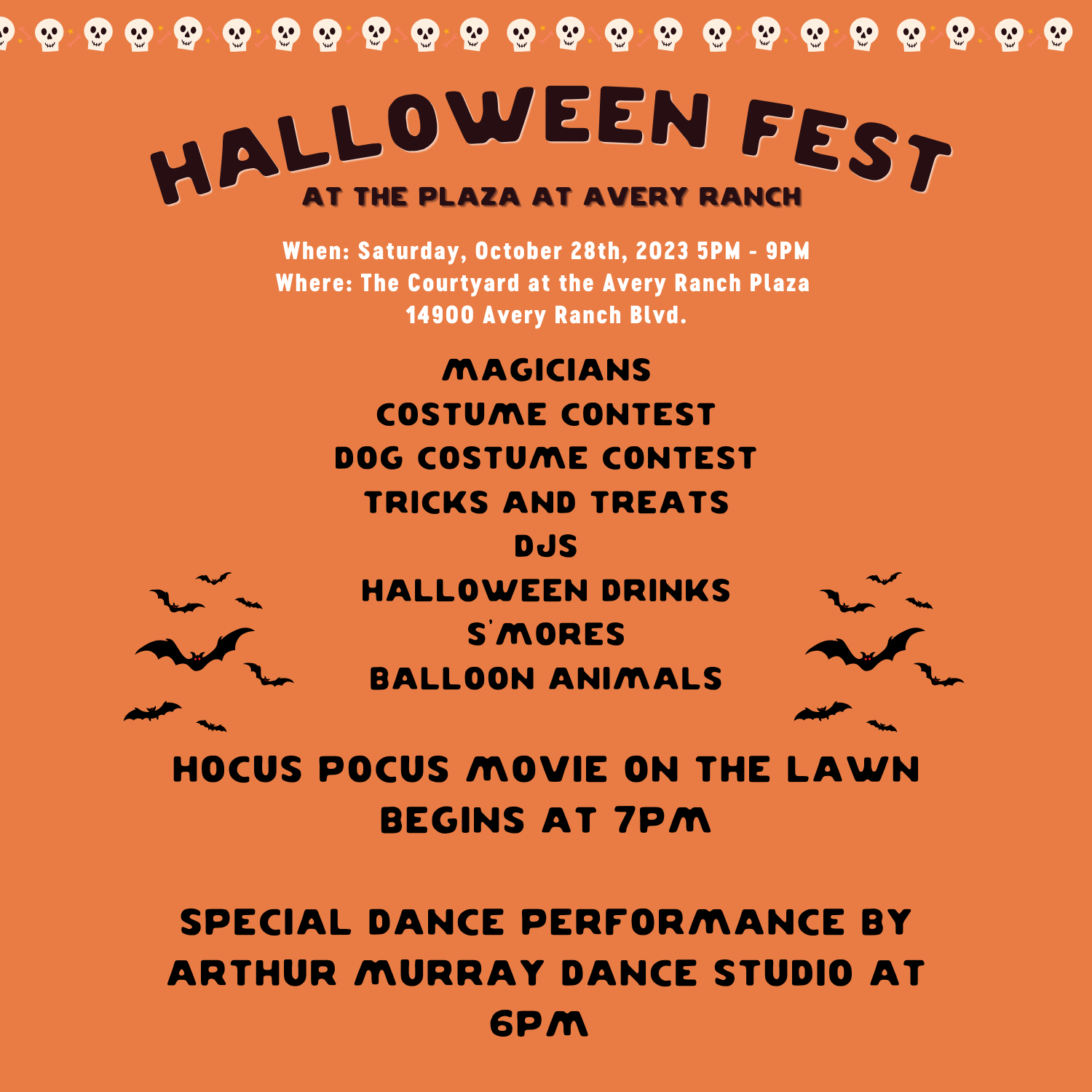 Halloween Festival at Avery Ranch Z'Tejas TexMex Restaurant