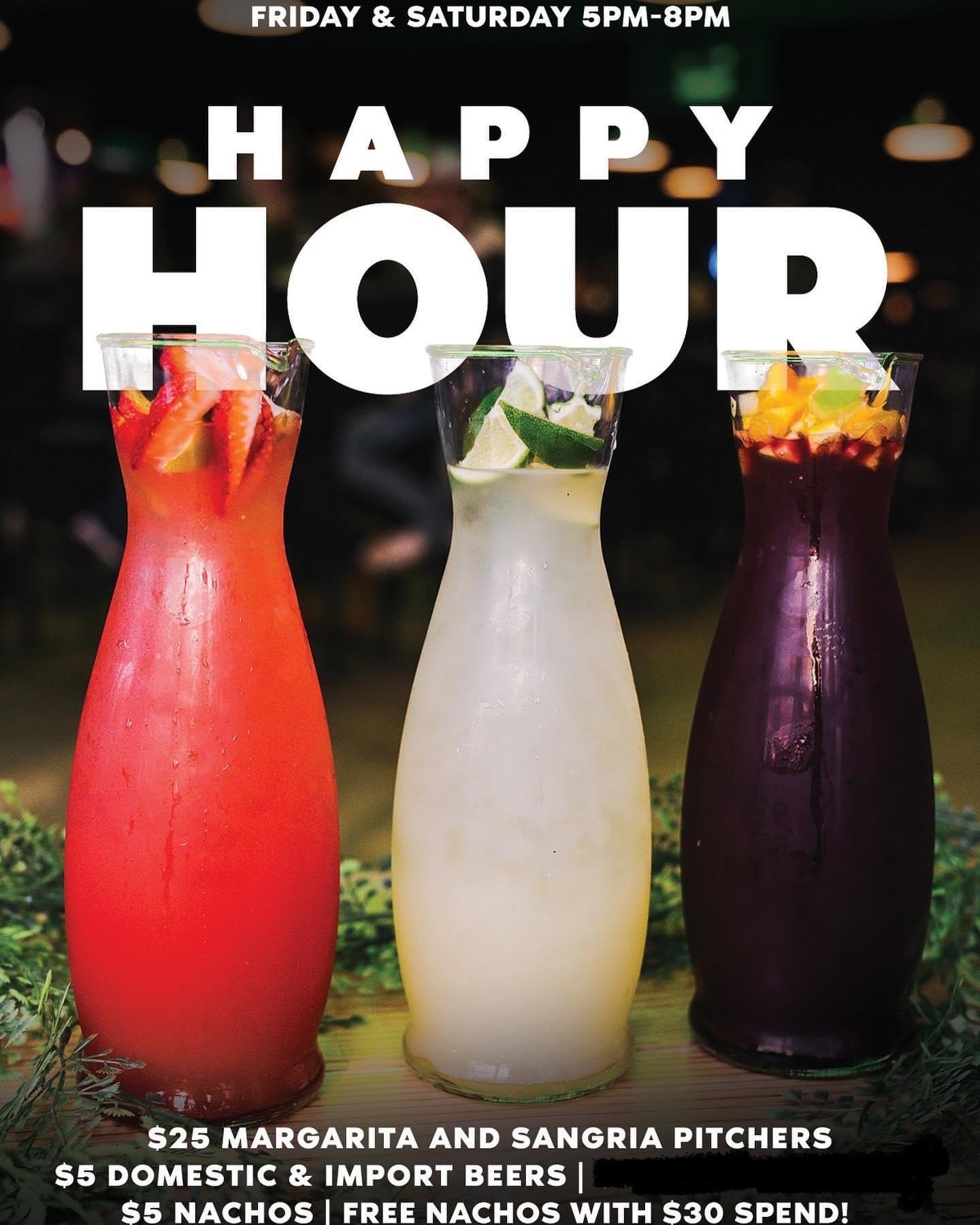 Olive Garden - Every hour deserves to be happy. Sangria and Margarita  Pitchers available for dine-in at just $20 to share or not. Call  989-0008 to make reservations.