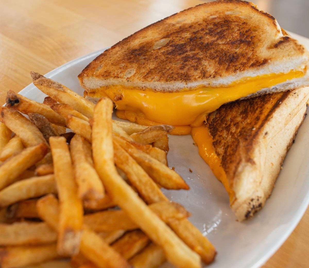 55+ grilled cheese sandwich with side - Picture of Denny's, Schiller Park -  Tripadvisor