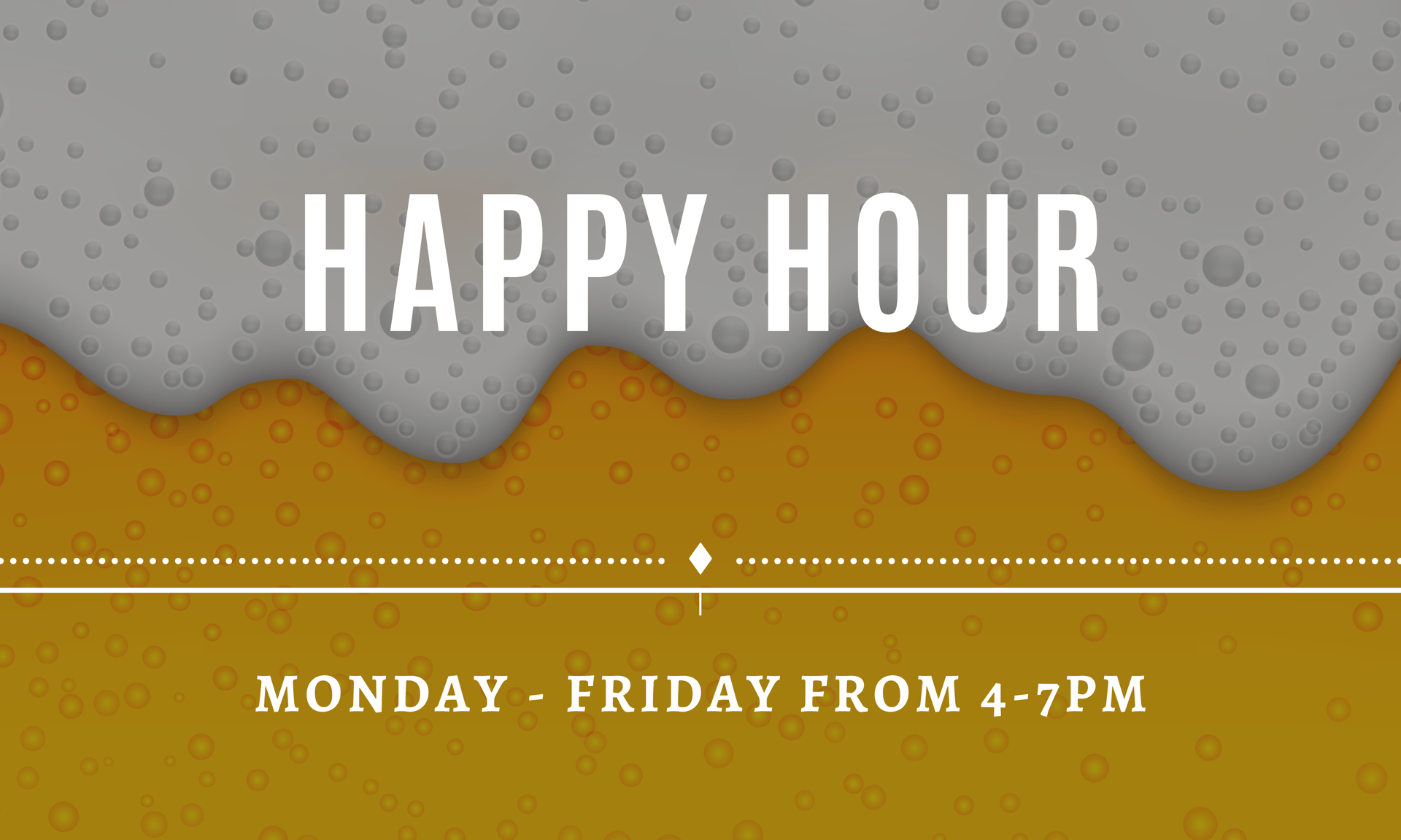 Happy Hour Monday thru Friday From 4-7 - Austin's Ale House