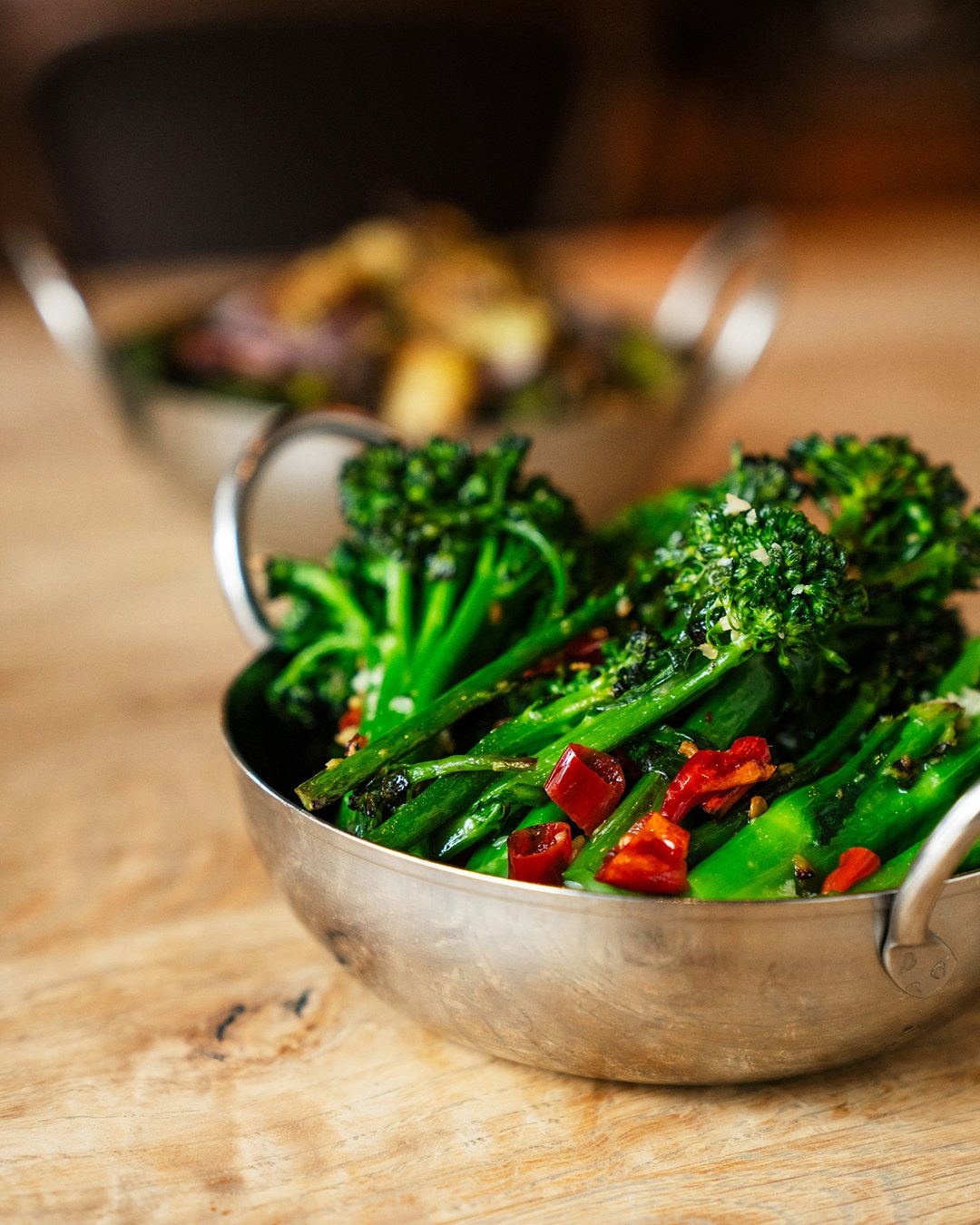 Broccoli Salad Roasted Tenderstem Broccoli Parmesan Garlic Oven