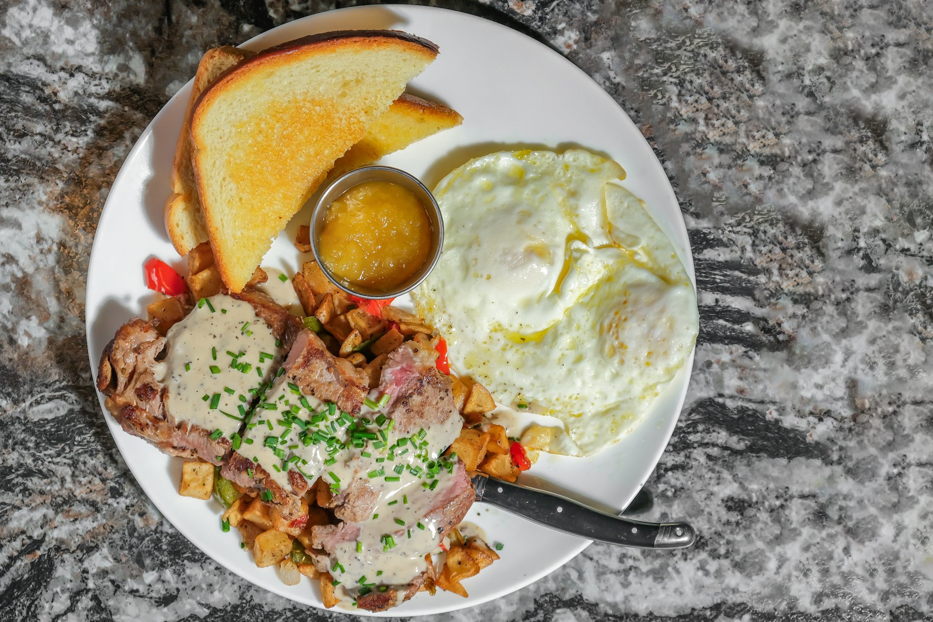 Mansa Musa Tower Food Breakfast at Barney's Breakfast Restaurant