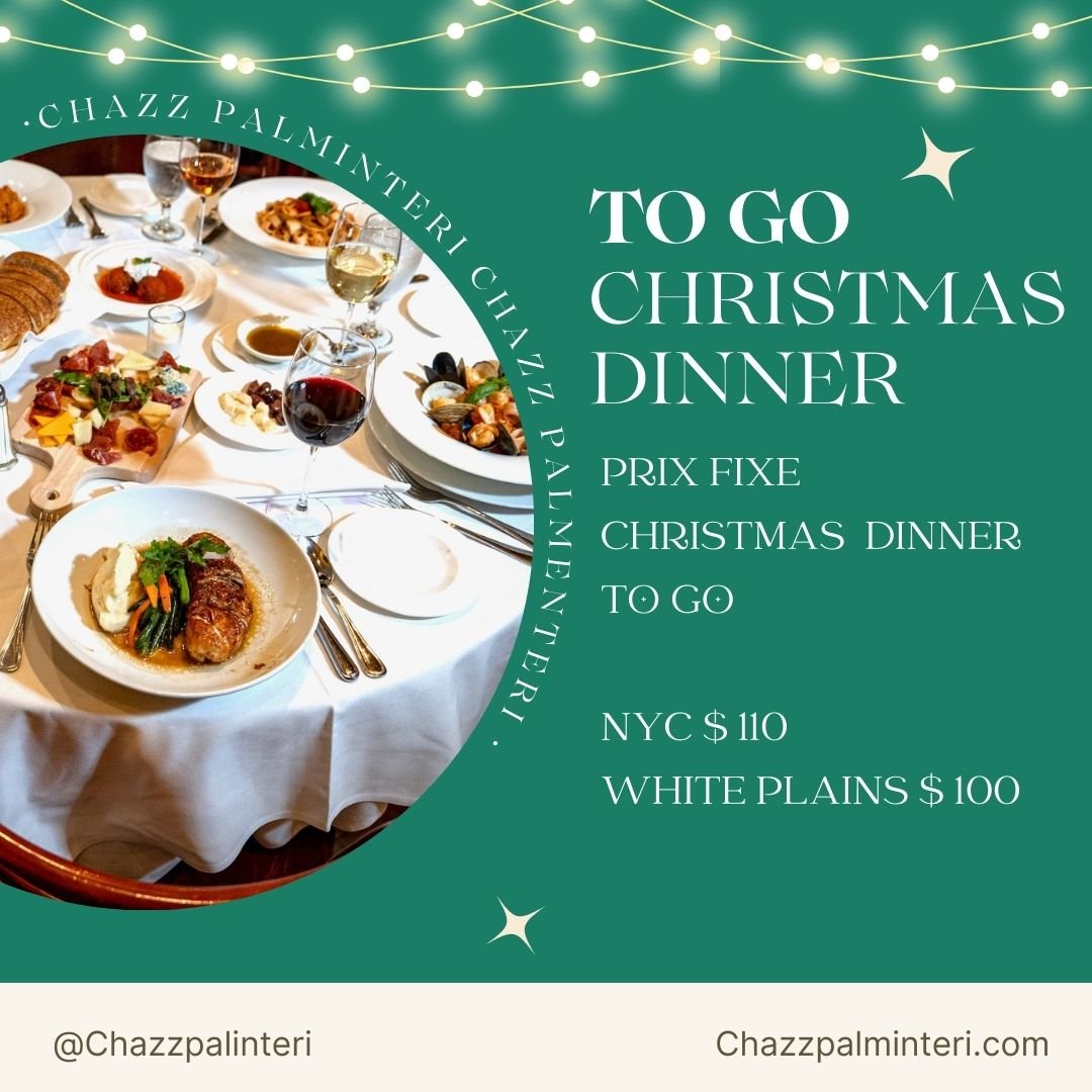 Christmas dinner to go ? yes Chazz Palminteri Traditional Italian