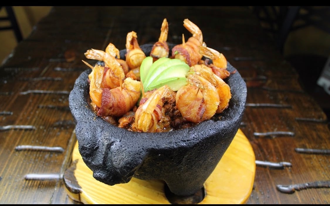 Molcajete Camaron - Menu - La Hacienda Midtown