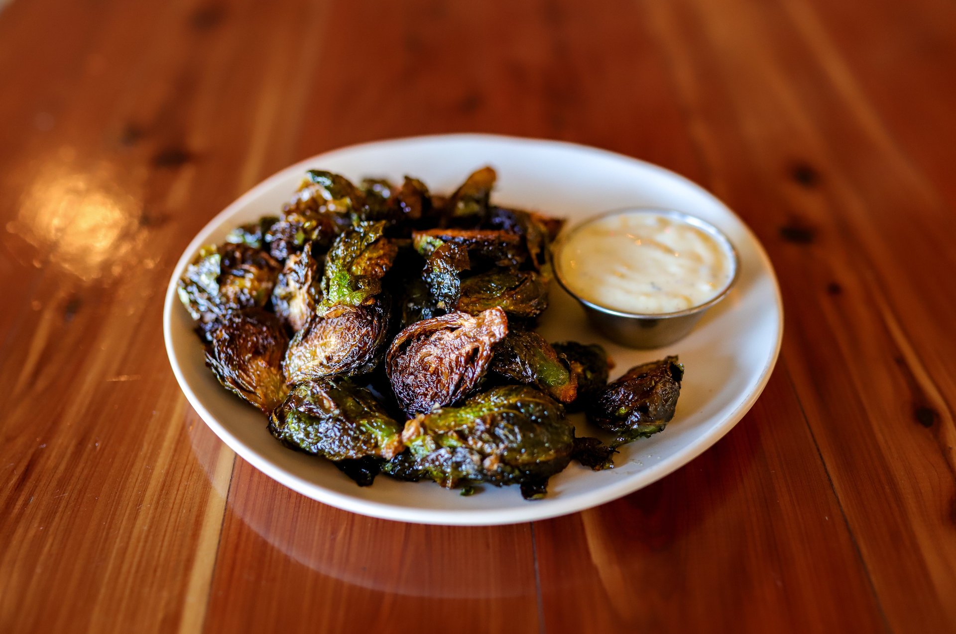 Fried Brussels Sprouts - Neighbor's Kitchen & Yard