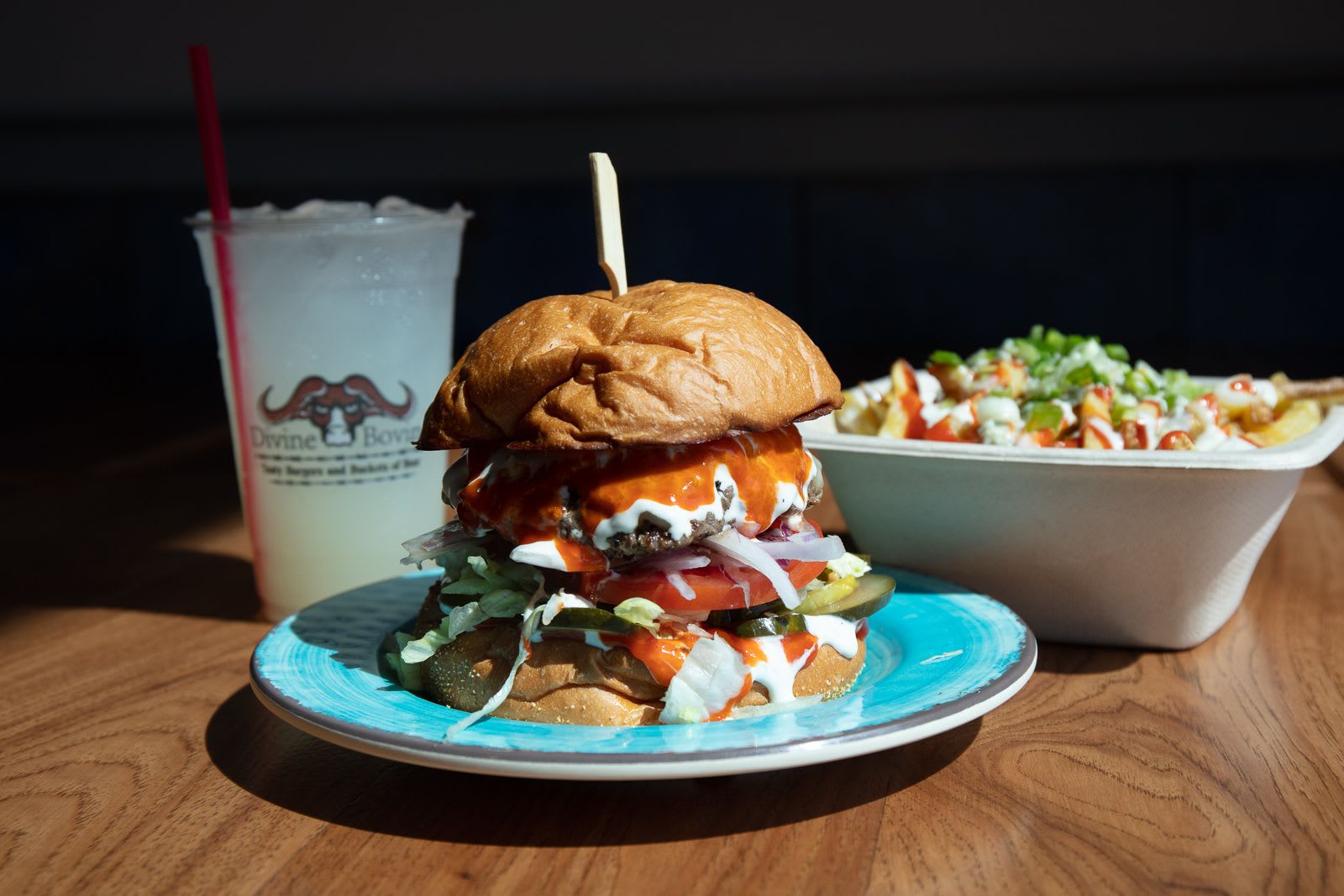 Magic Mushroom Burger - Divine Bovine Burgers - Burger Joint in