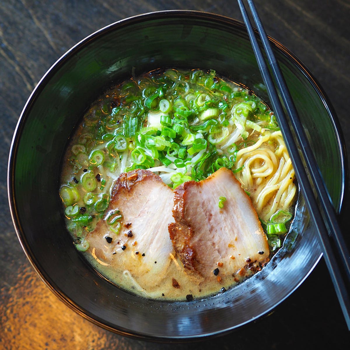 TONKOTSU RAMEN WITH PORK BELLY