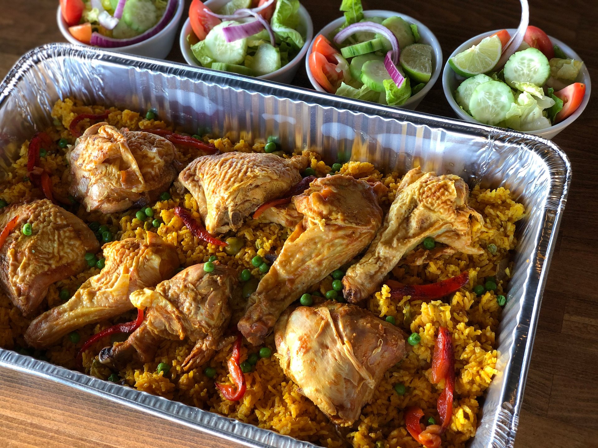 Arroz con Pollo on the Lodge Kickoff Grill 