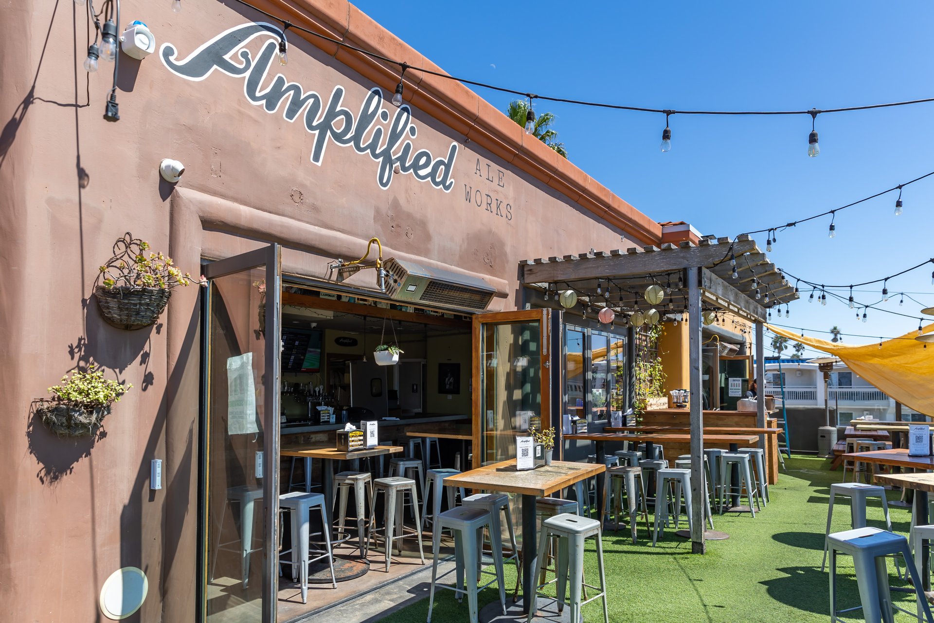 Amplified Kitchen Beer Garden Brewpub in San Diego CA