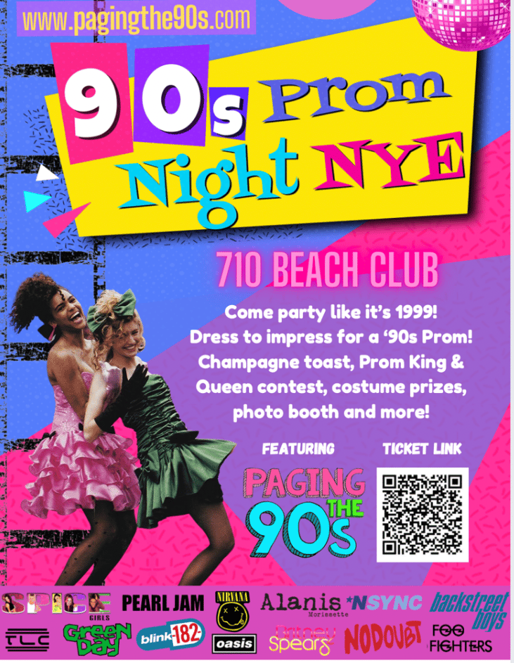 PAGING THE 90'S - 710 Beach Club