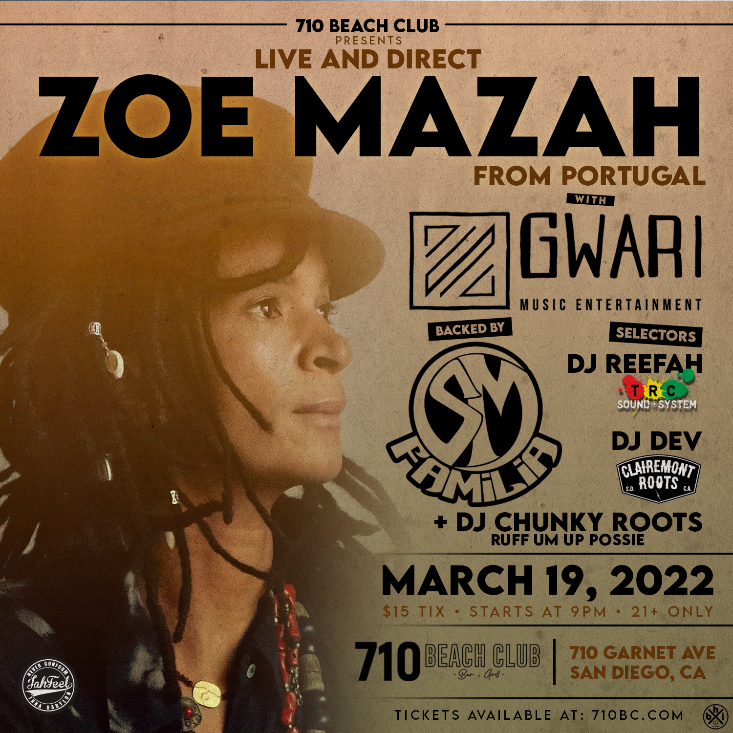 ZOE MAZAH - 710 Beach Club - Bar & Grill in San Diego, CA