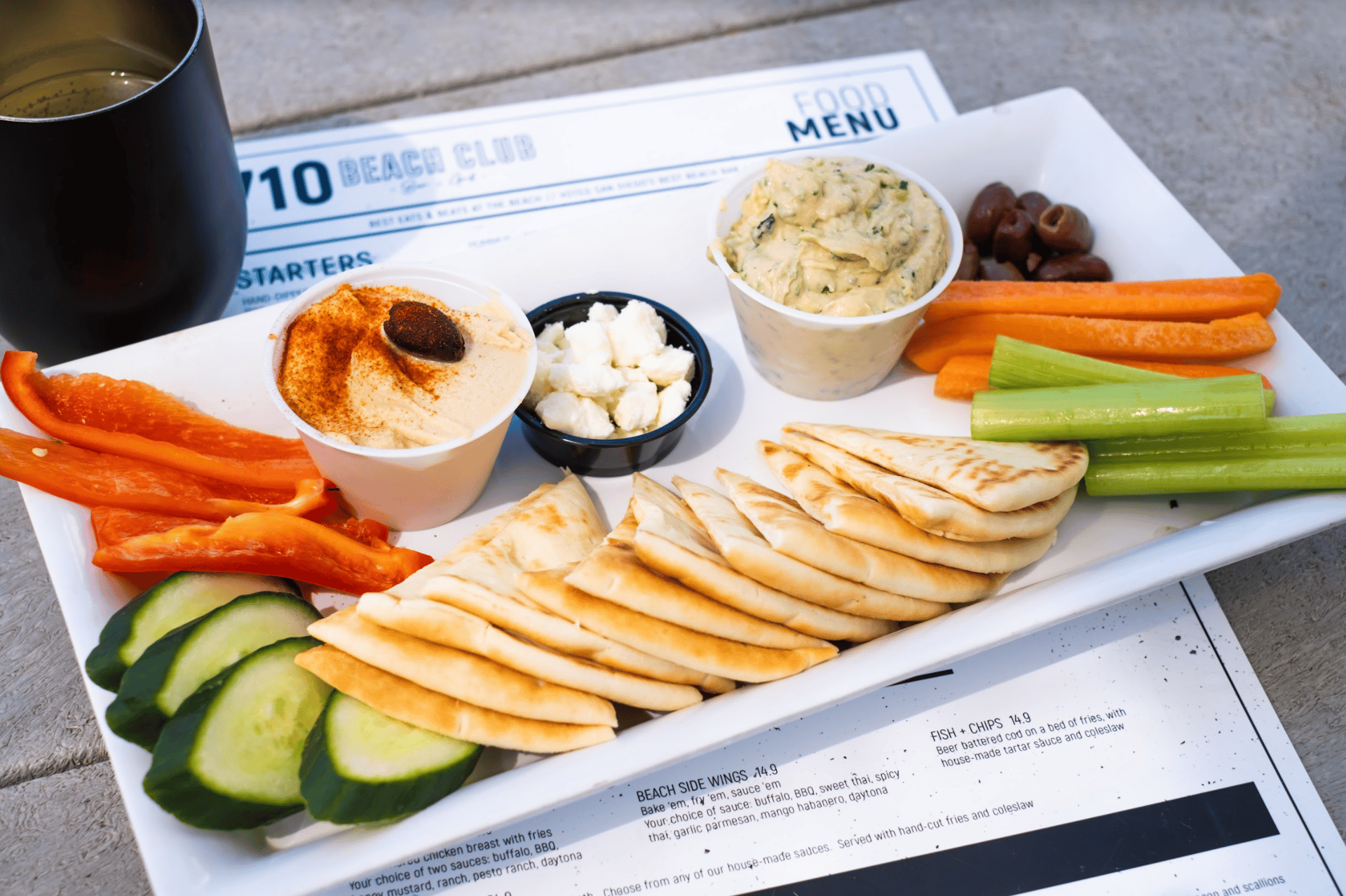 Menu 710 Beach Club Bar Grill In San Diego Ca