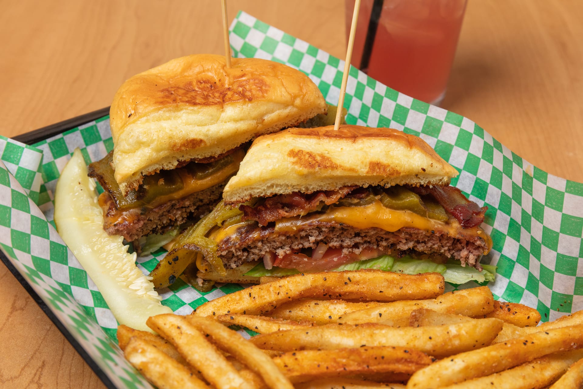 Crispy Cheddar Burger - MENU - Sawmill Run Restaurant - Family Style  Restaurant in Mount Lemmon, AZ