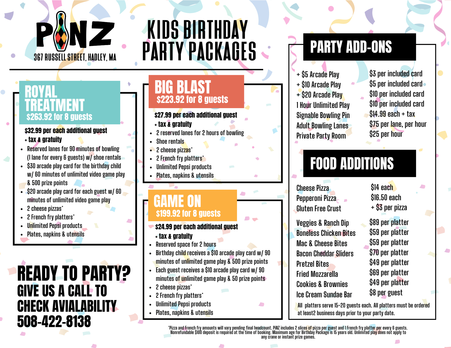 Party Packages