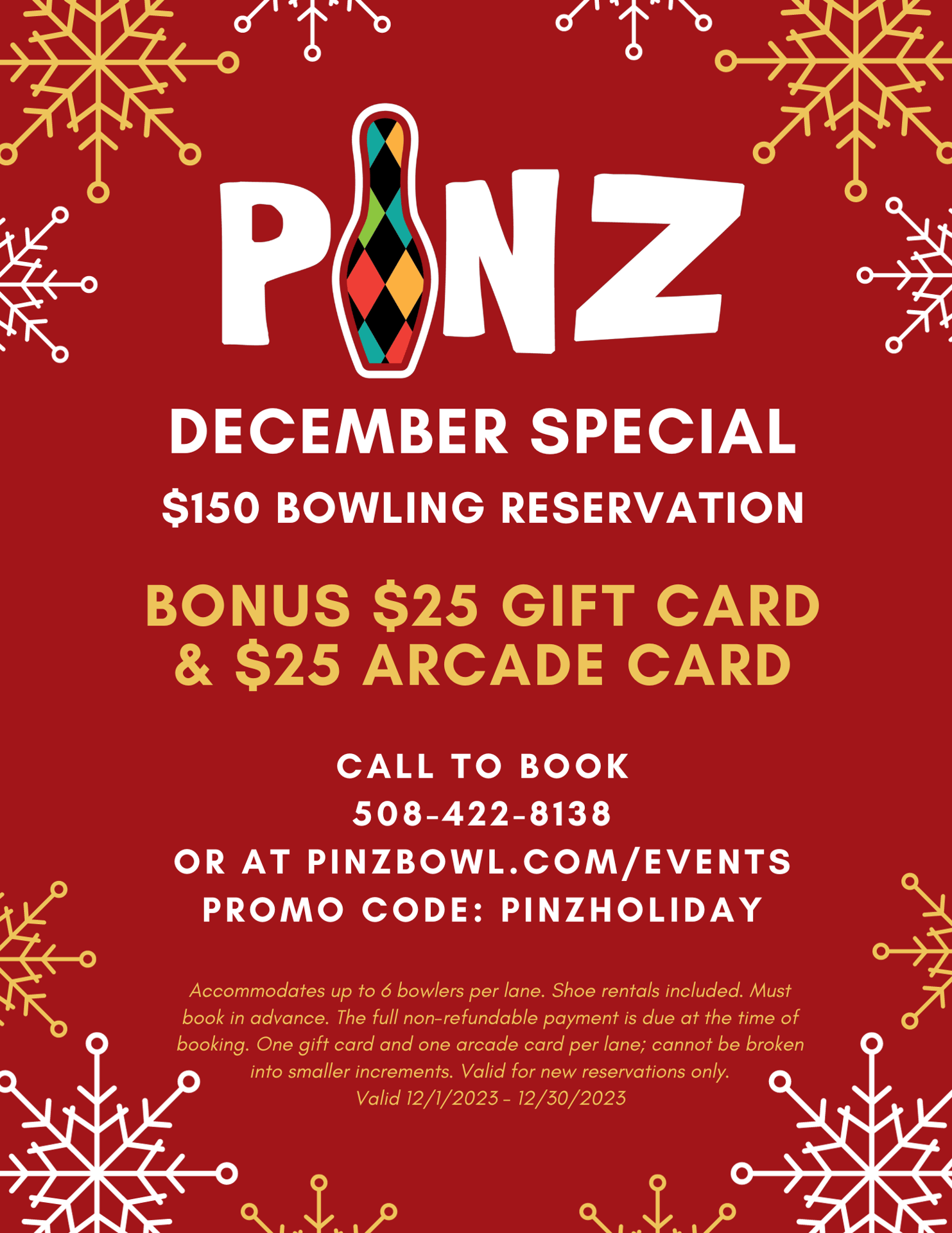 Gift Cards - PiNZ Bowl