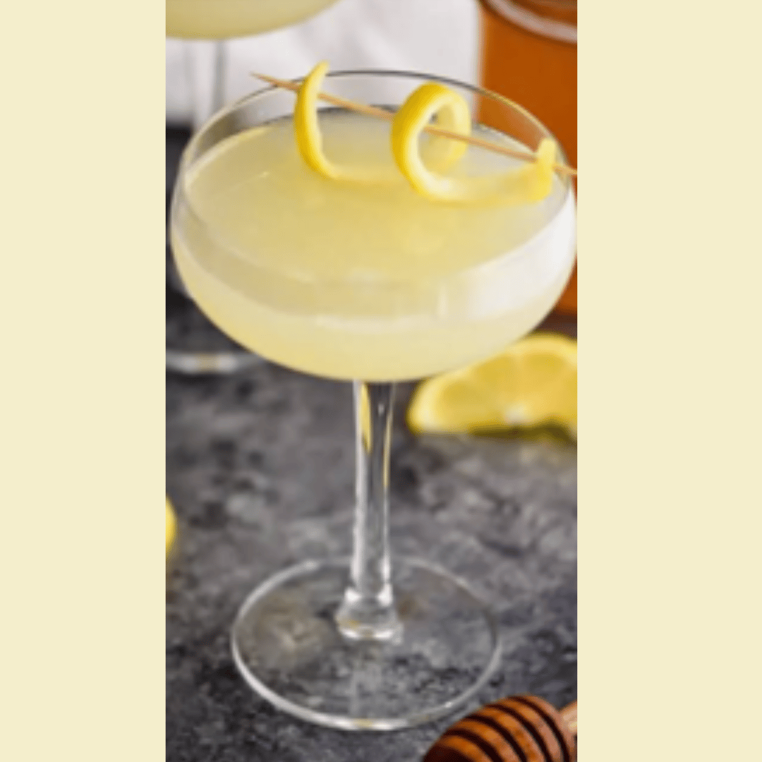 Bee's Knees Martini recipe served in a glass, by Bee's Knees Southern Kitchen & Bar Bee's Knees Martini recipe served in a glass, by Bee's Knees Southern Kitchen & Bar