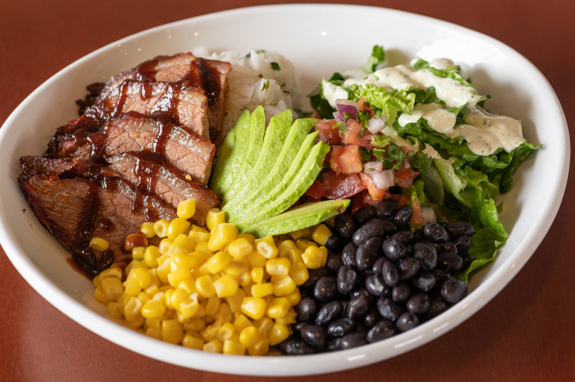 Burrito Bowl Shredded Pork And Rice Burrito Bowl Pulled Pork Meals