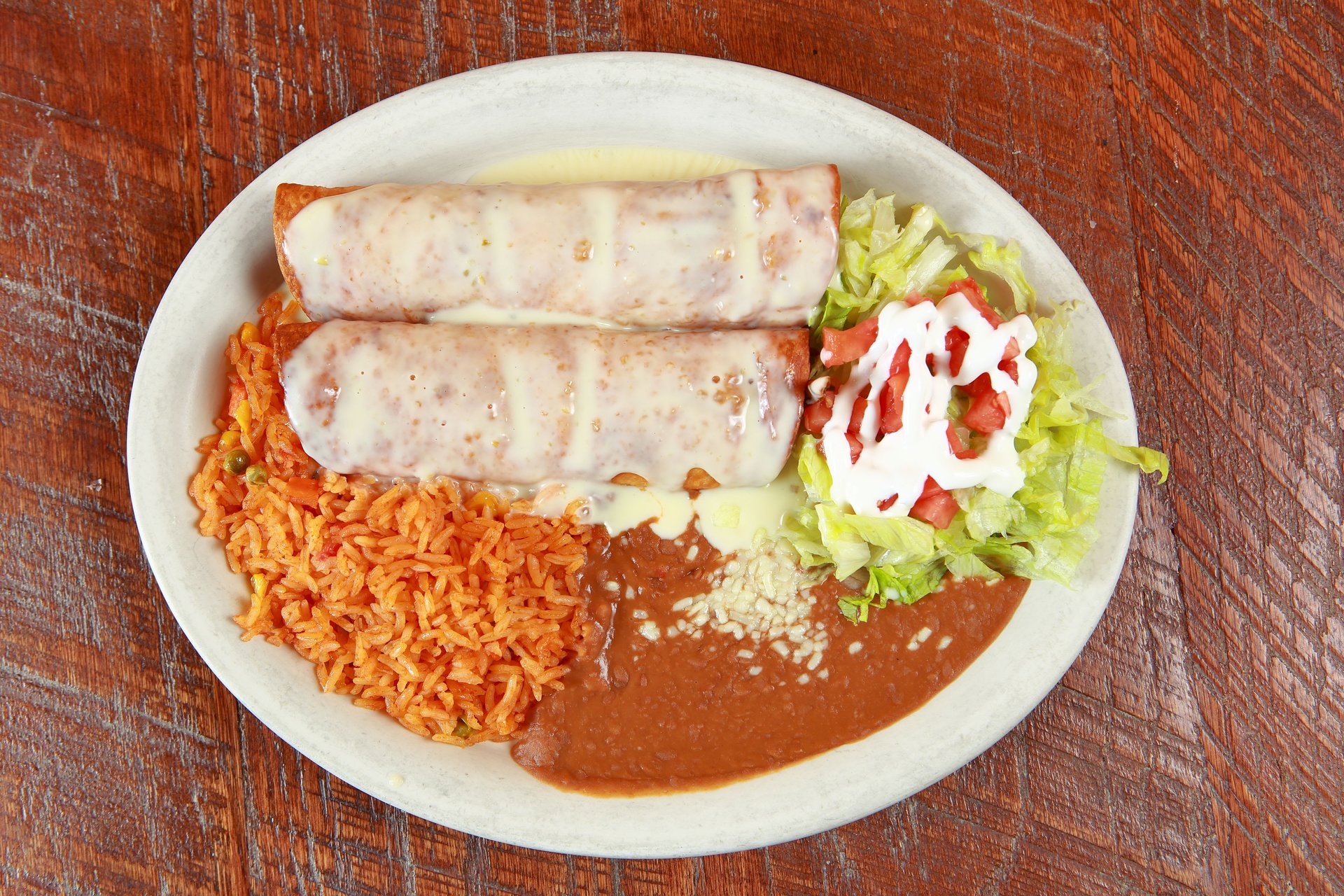 Chimichangas - Dinner Menu - Margarita King Mexican Grill