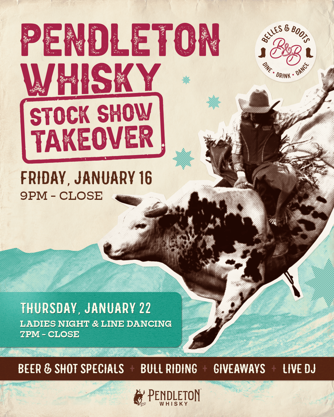Pendleton Whisky Ladies Night - Belles & Boots