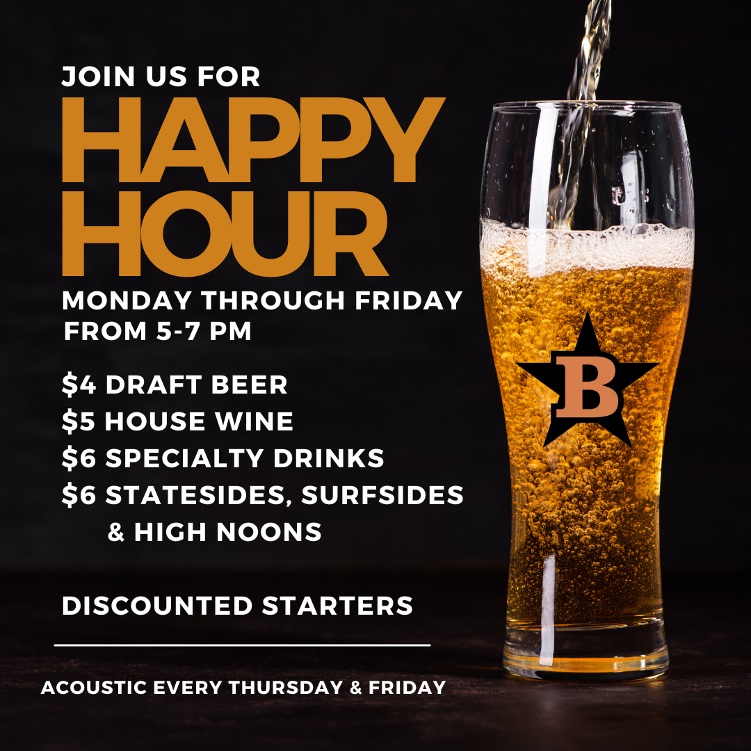 HAPPY HOUR AT BARNABYS WC - Barnaby's Restaurant & Pub