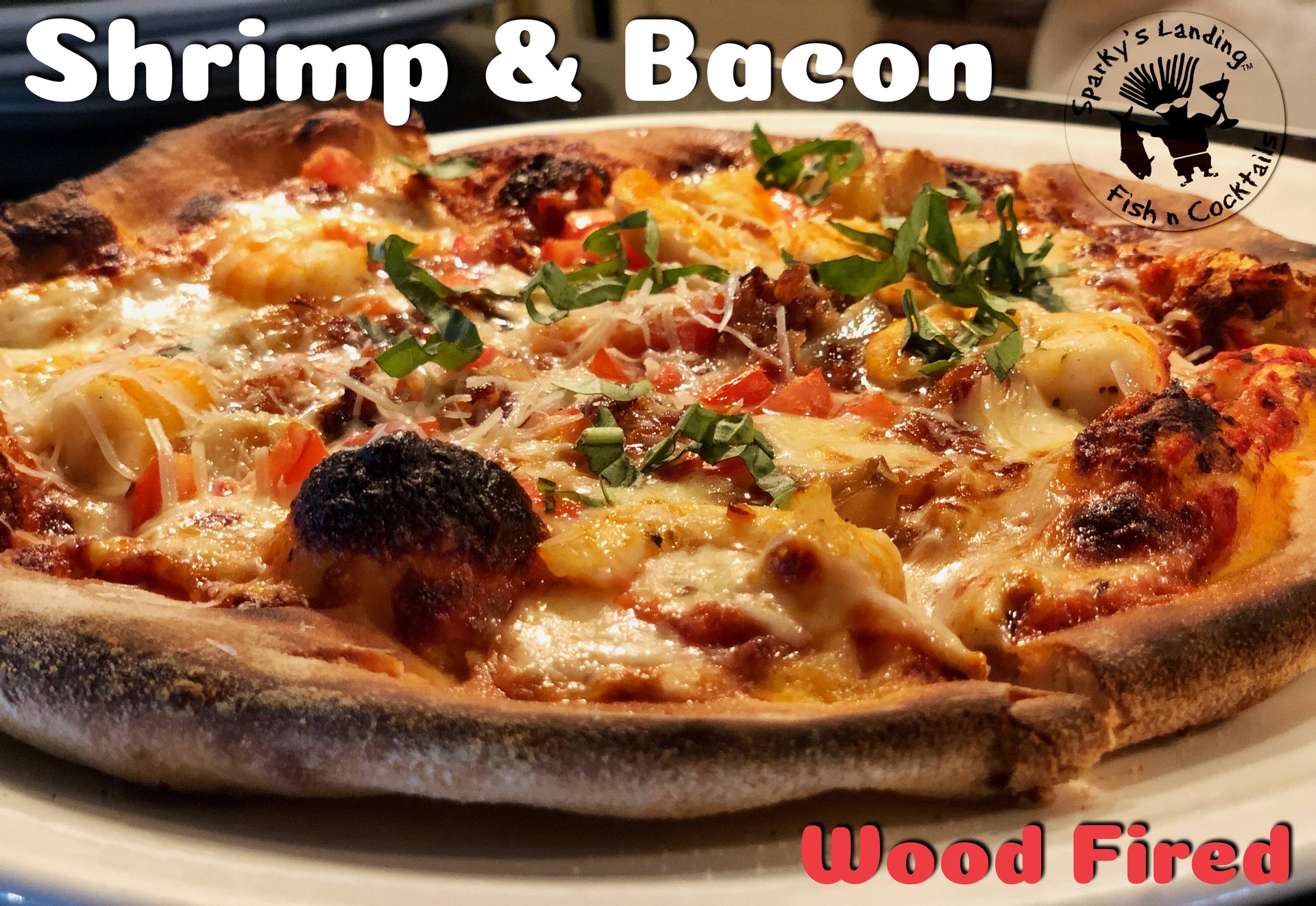 Shrimp and Bacon - Sparky's Landing - Fish n Cocktails - Bar