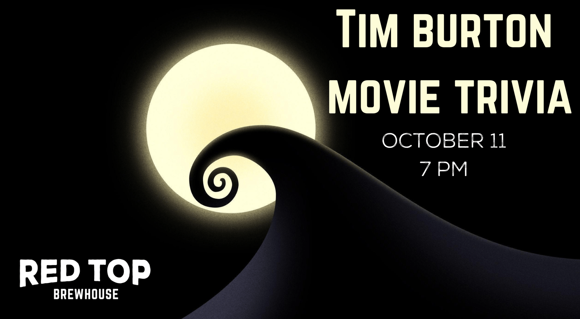 Tim Burton Movie Trivia Red Top BrewhouseBrewpub in Acworth, GA