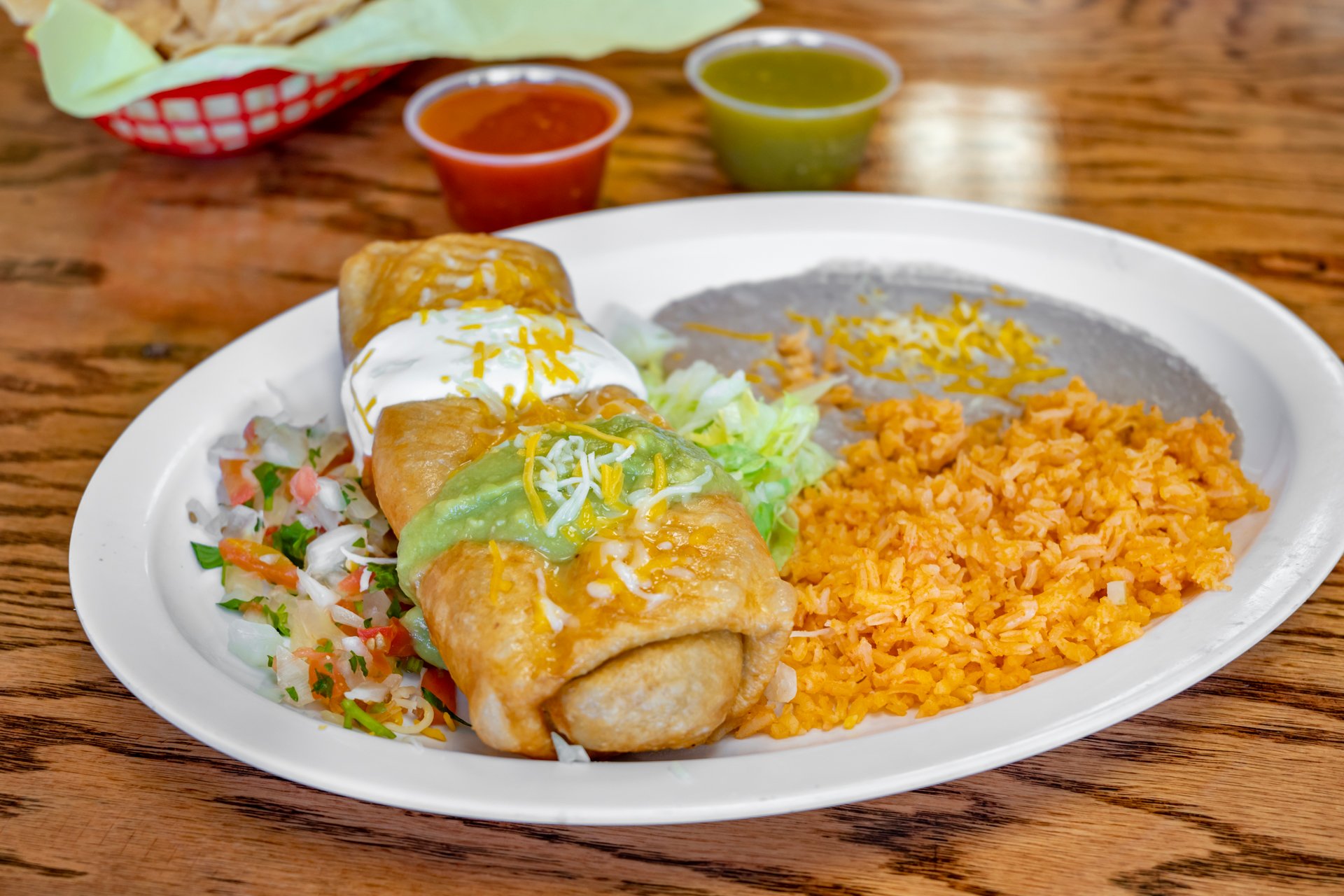 Chimichanga Plate