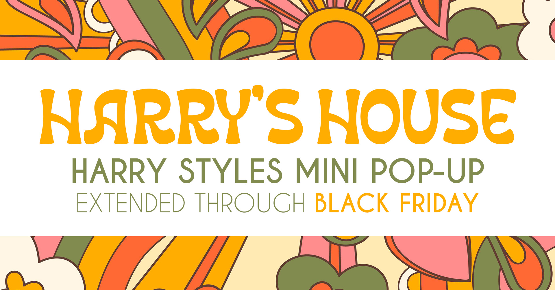 Harry Styles Launches 'Harry's House' Pop-Up Shops Around the