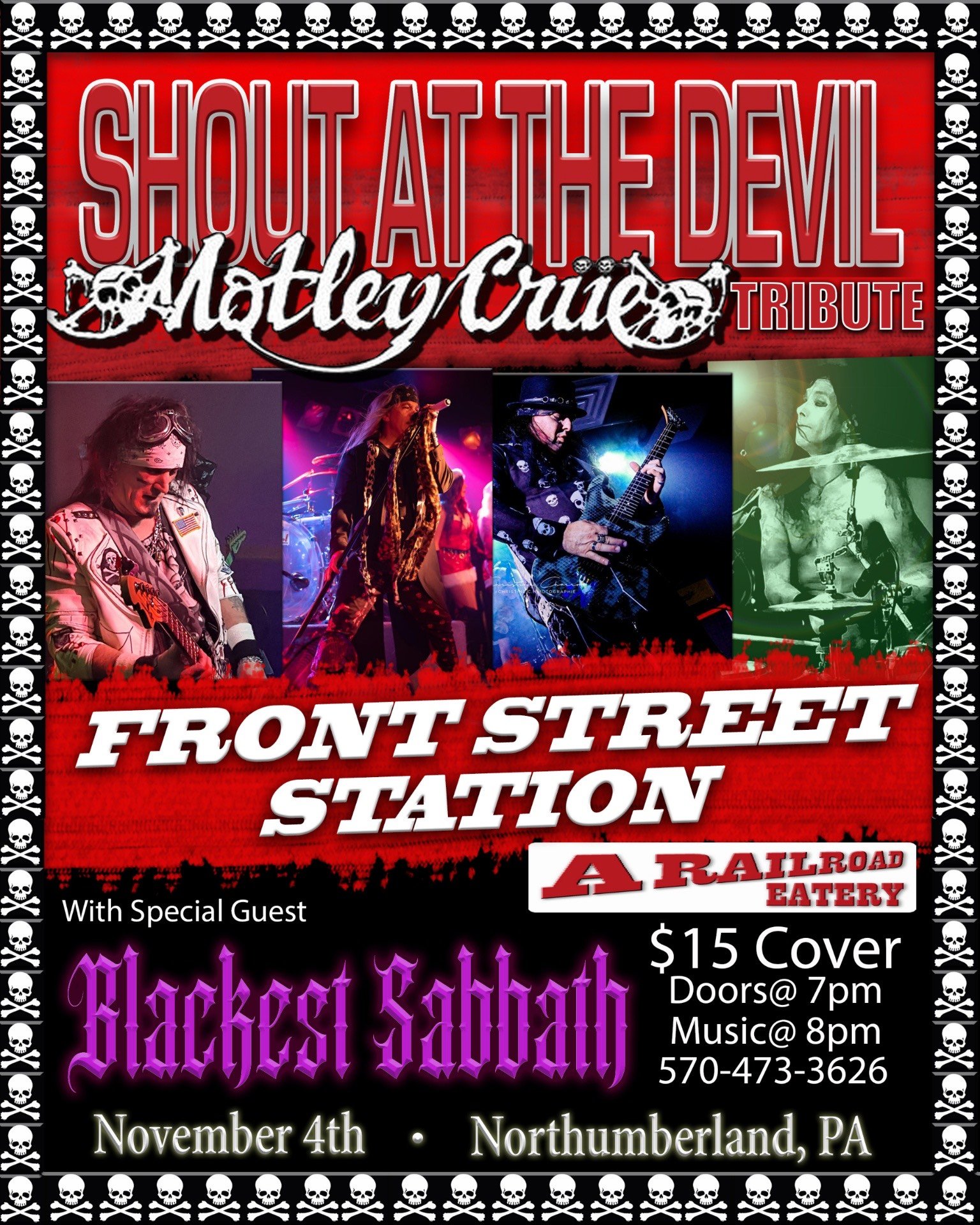 “Shout at the Devil” w/Special Guest “Blackest Sabbath” - Front Street ...